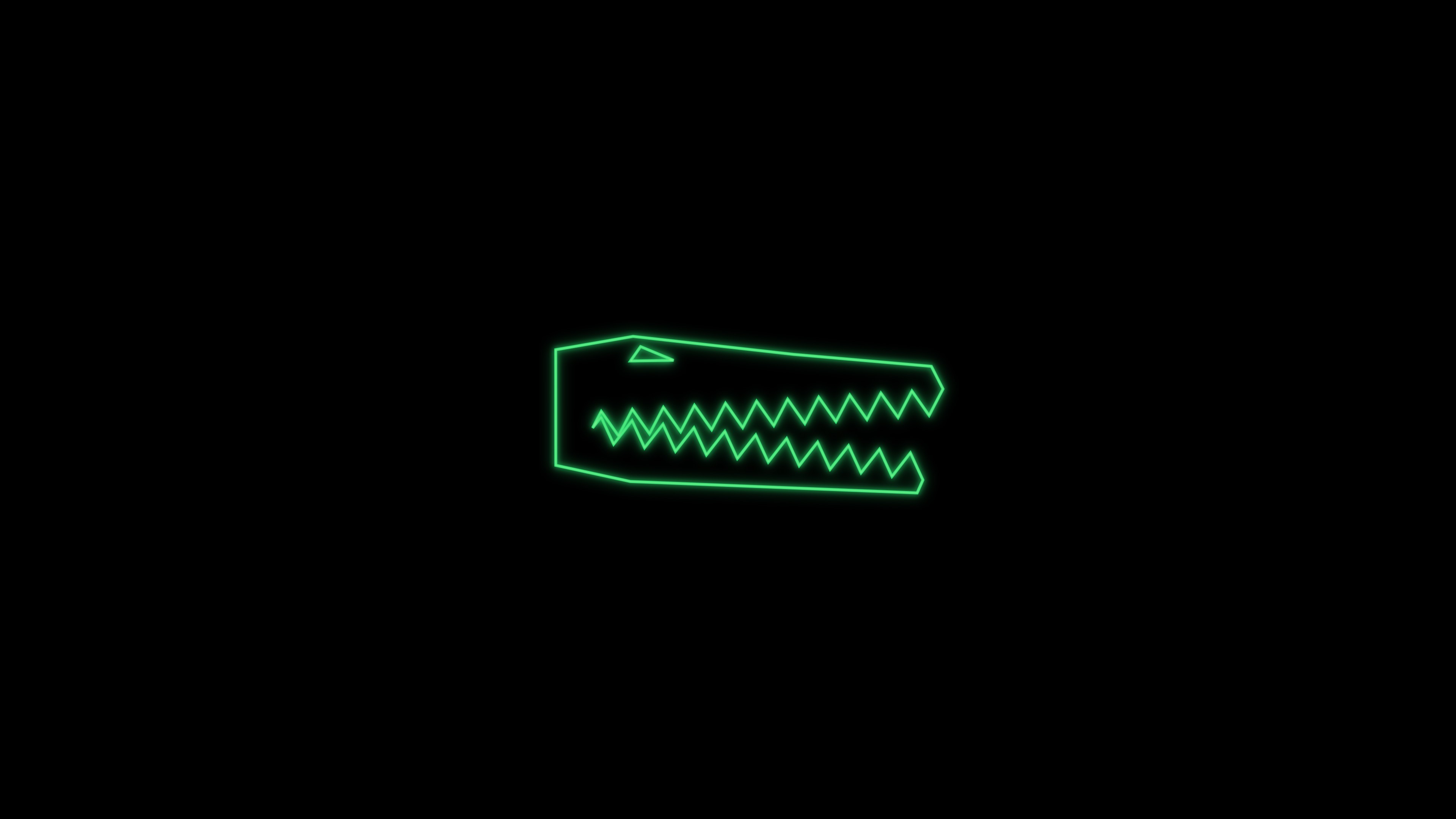 crocodile, minimalism, minimalist, black, artist, artwork, digital art, hd, 4k, deviantart, HD Wallpaper