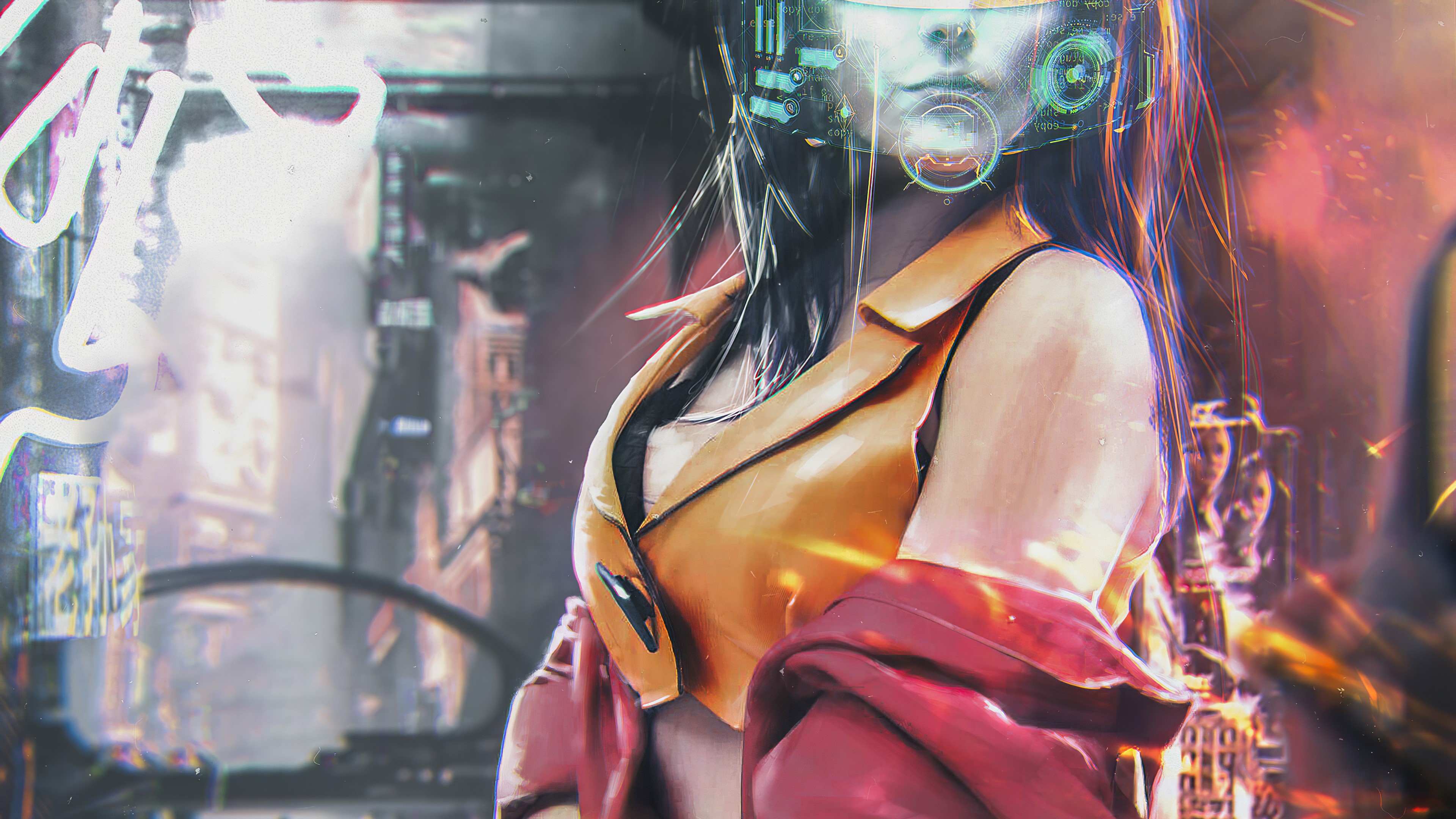 scifi, artist, artwork, digital art, hd, 4k, artstation, cyberpunk, HD Wallpaper