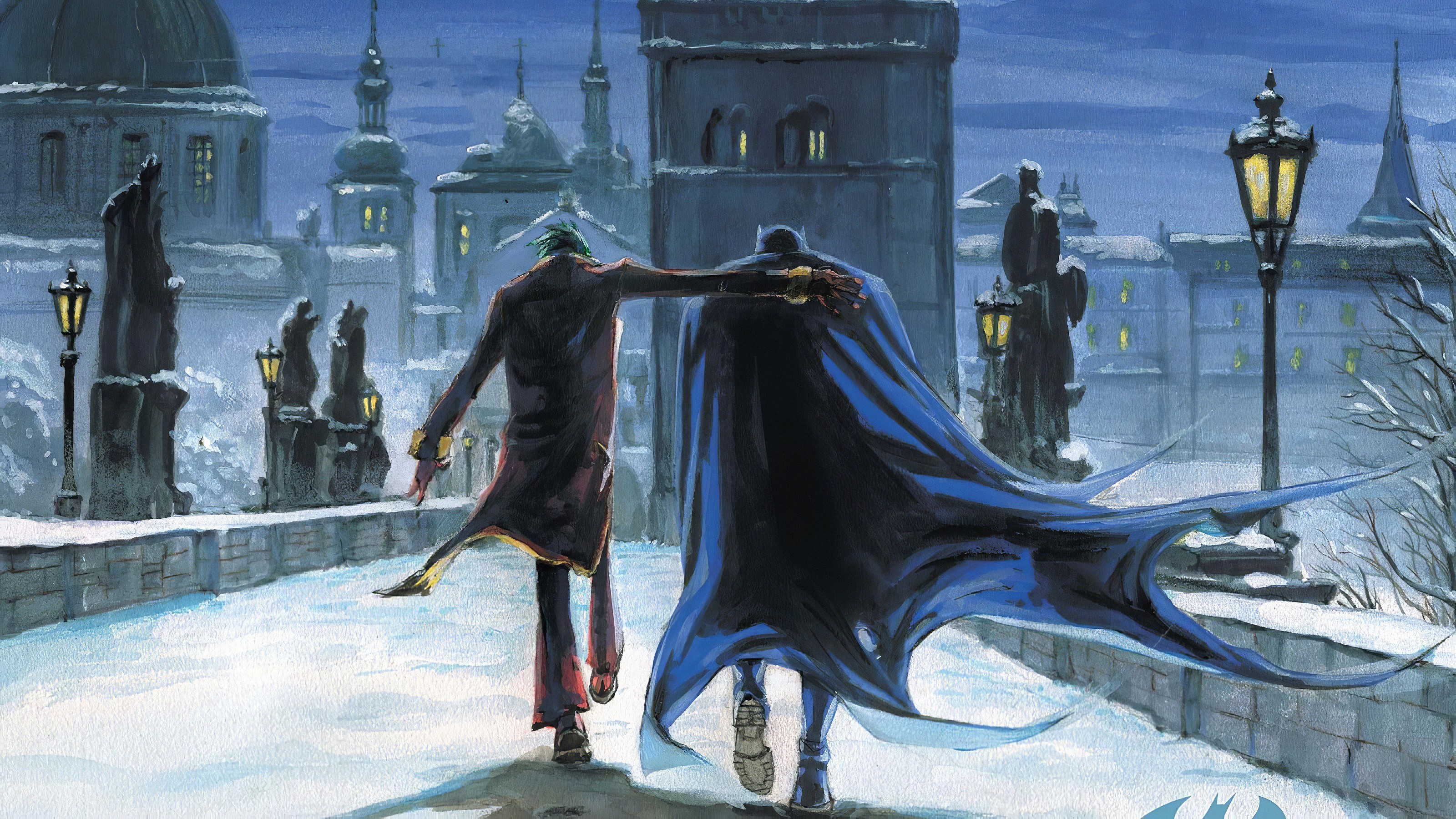 batman, joker, hd, 4k, superheroes, dc comics, HD Wallpaper