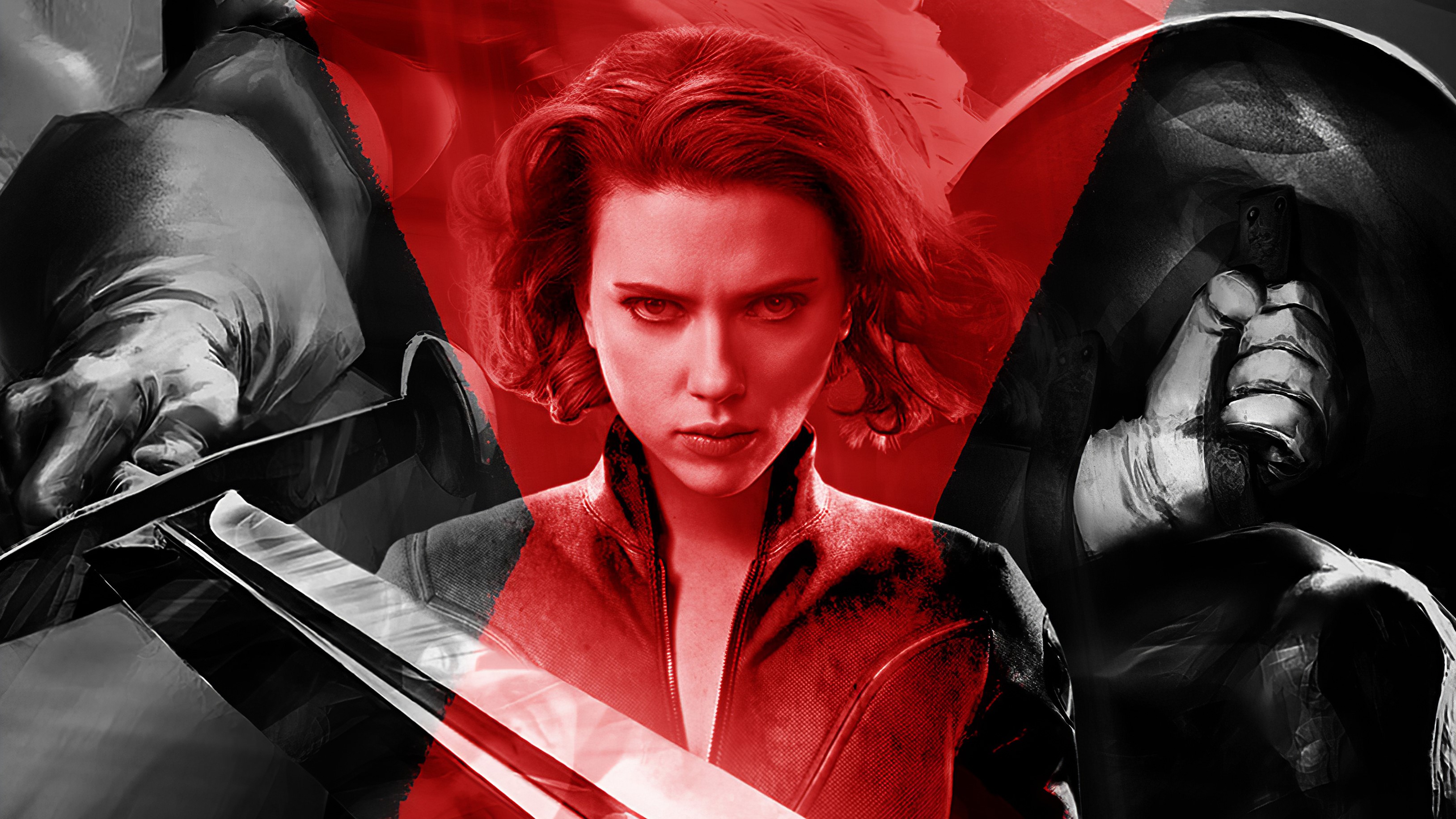 black widow, movies, 2020 movies, hd, 4k, behance, HD Wallpaper