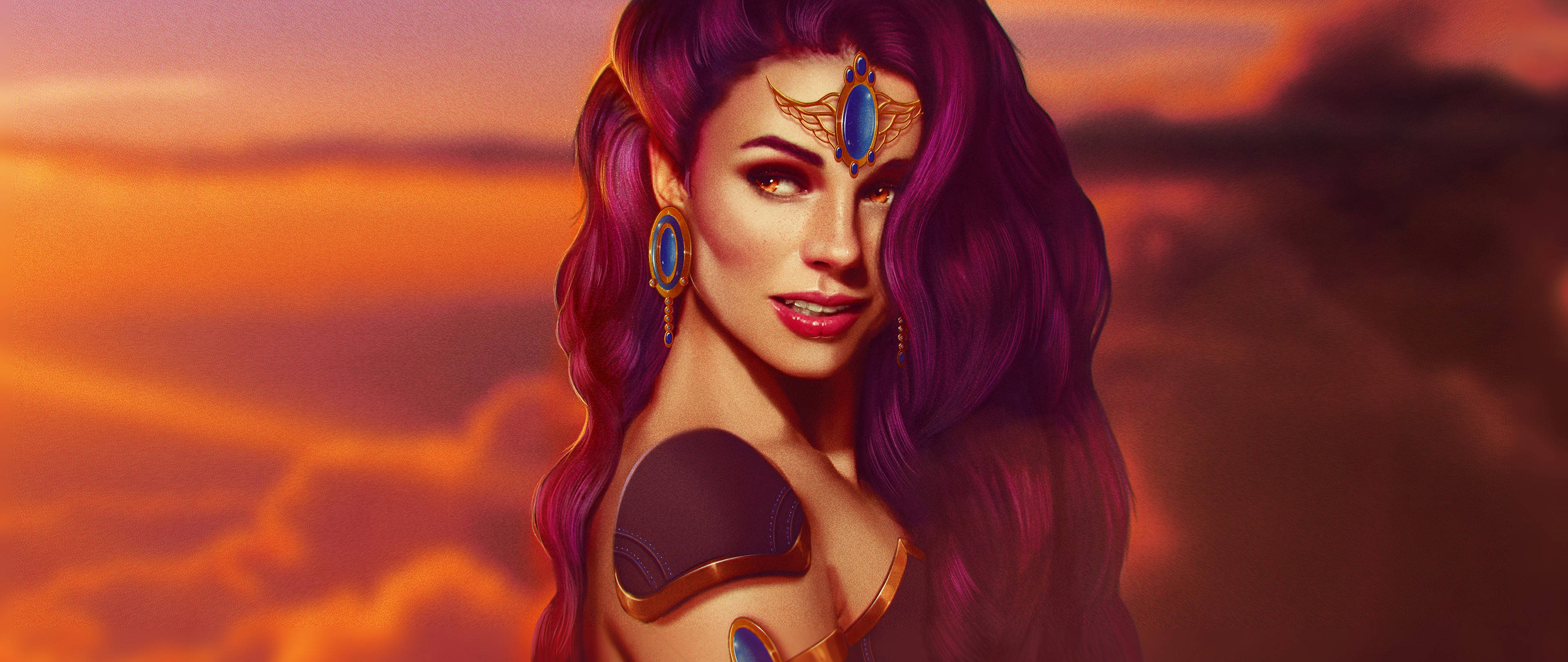 lana solaris, fantasy girls, artist, artwork, digital art, hd, deviantart, 4k, HD Wallpaper