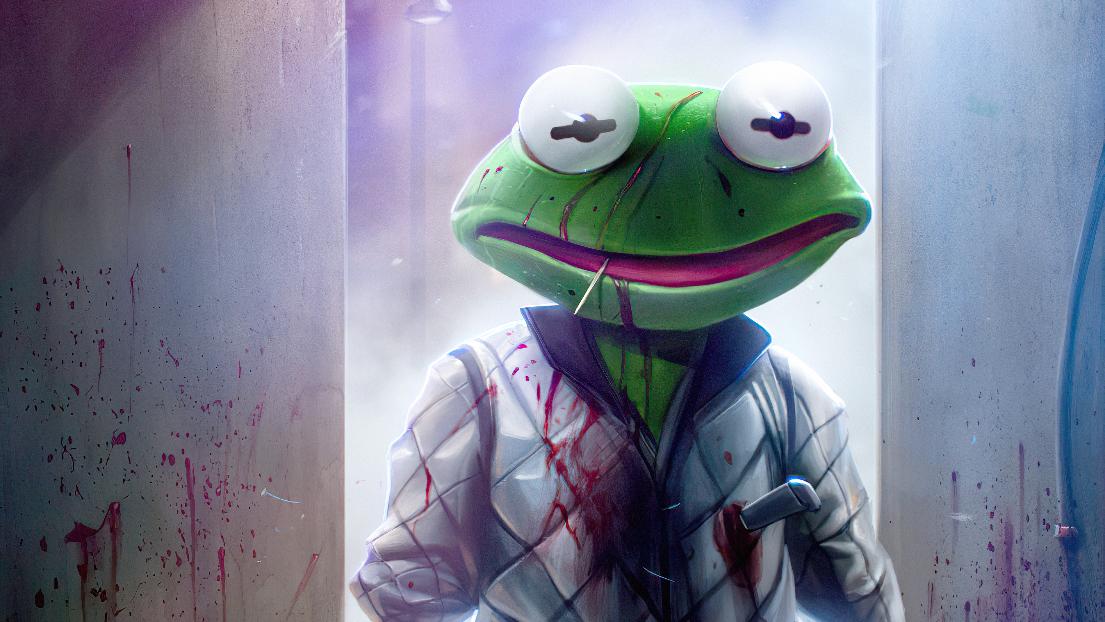 frog, artist, hd, 4k, artwork, artstation, HD Wallpaper