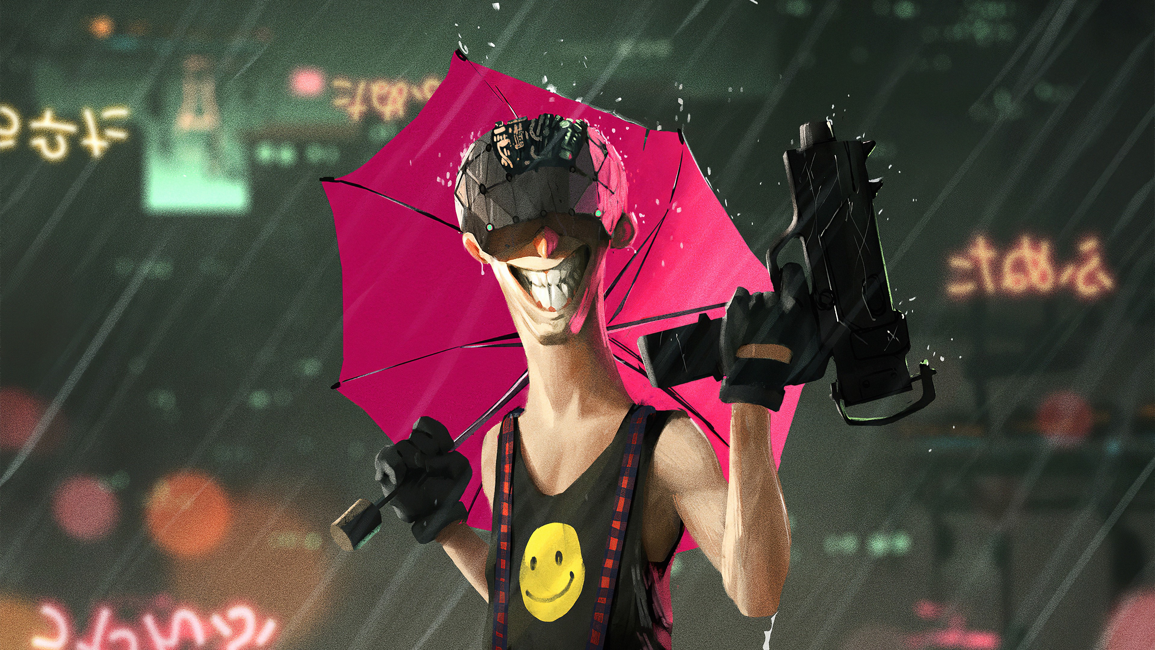 artist, hd, 4k, artwork, artstation, cyberpunk, HD Wallpaper