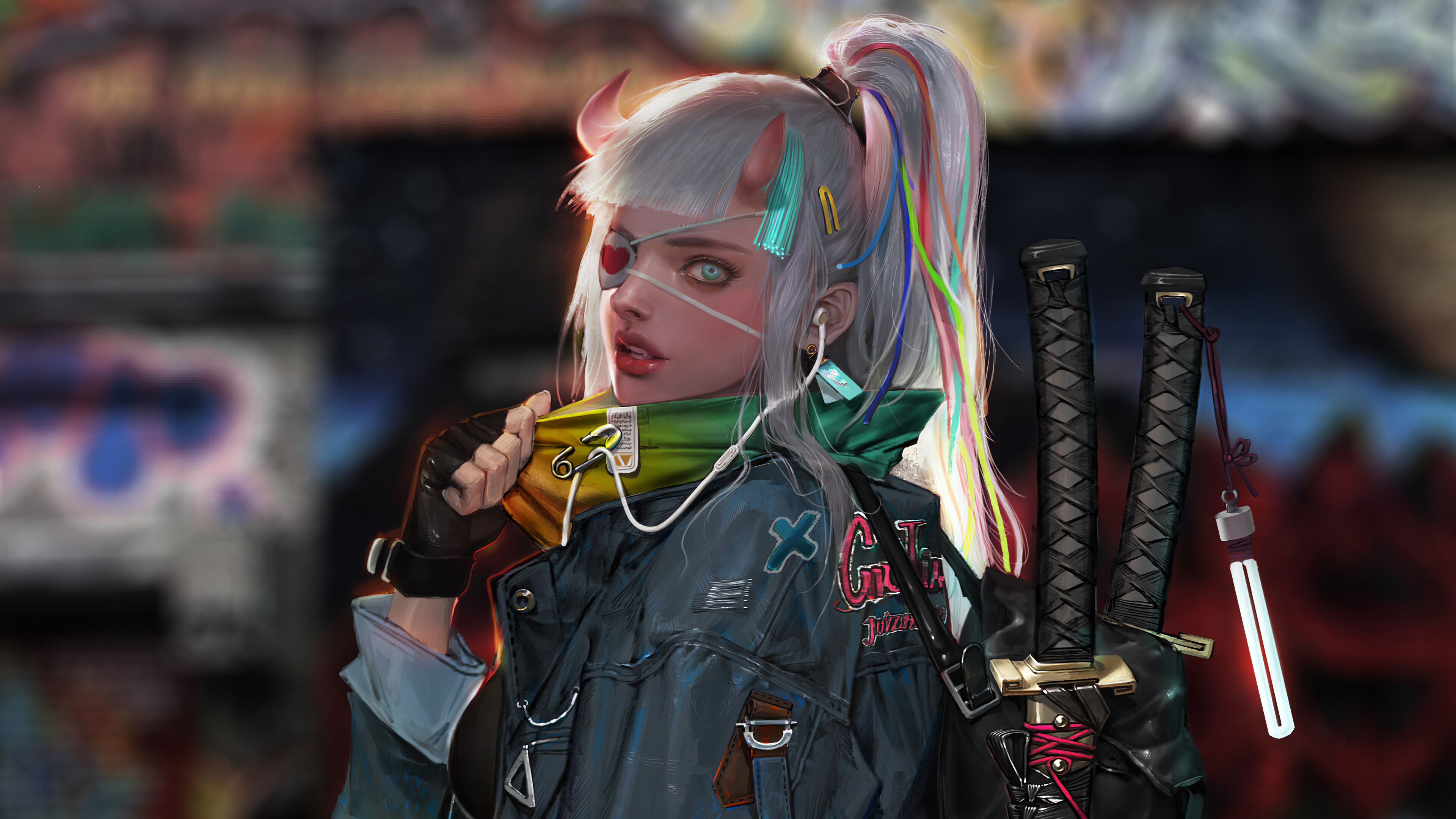 scifi, cyberpunk, artist, artwork, digital art, hd, 4k, artstation, HD Wallpaper