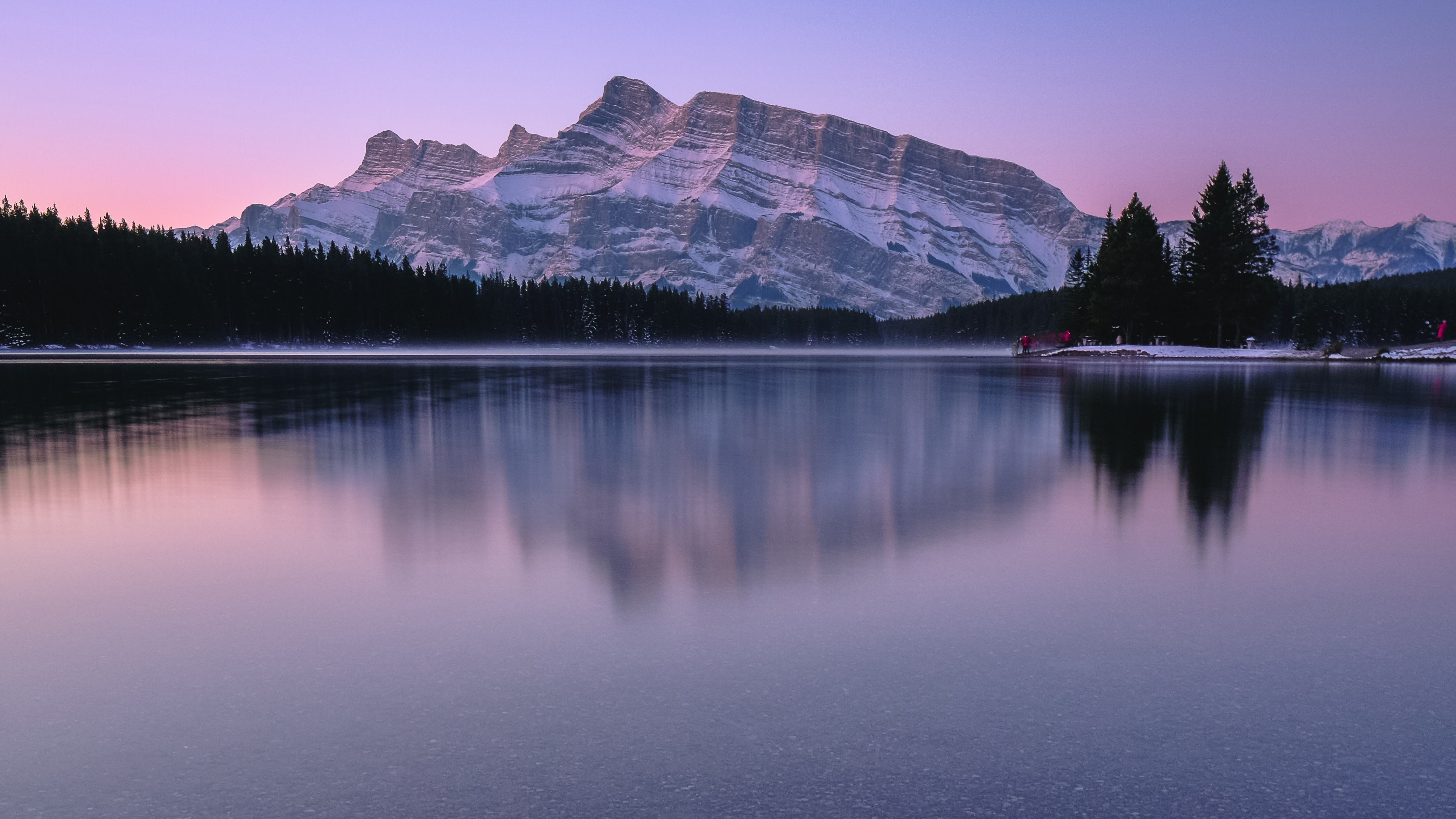 reflection, mountains, nature, hd, 4k, HD Wallpaper