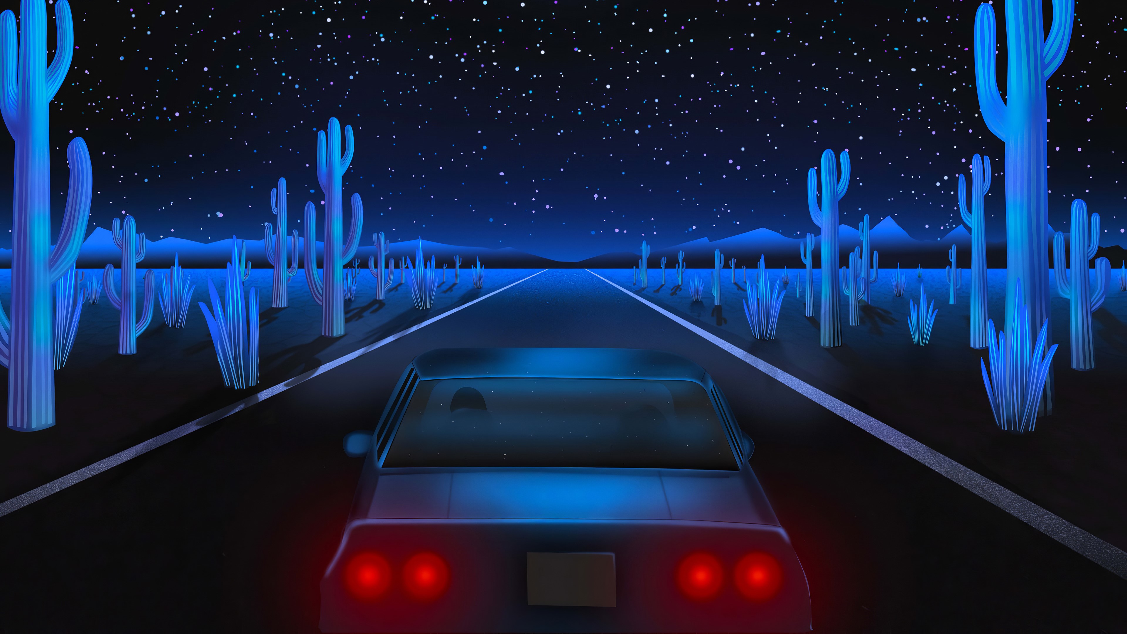 retrowave, synthwave, artist, artwork, digital art, hd, 4k, behance, HD Wallpaper