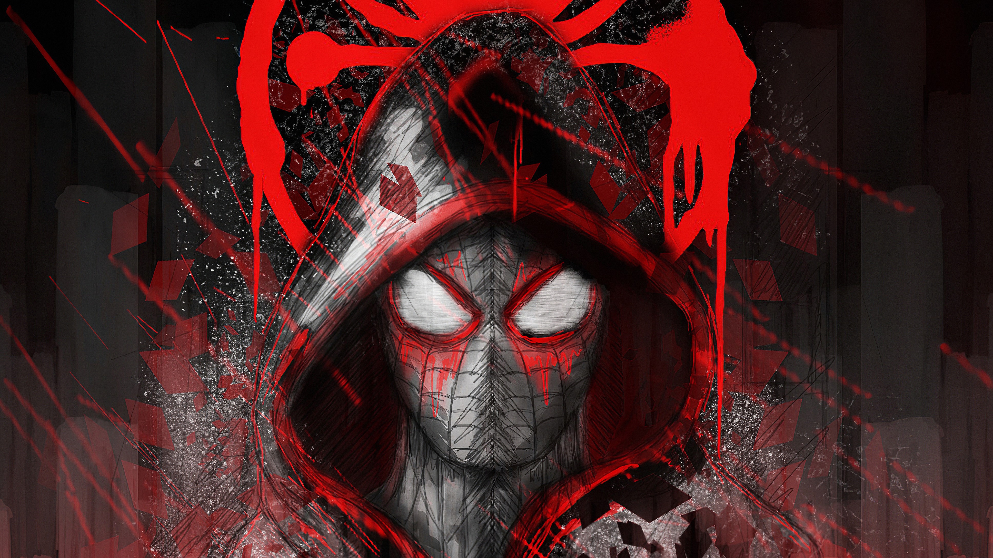spiderman, hd, 4k, superheroes, artwork, digital art, art, HD Wallpaper