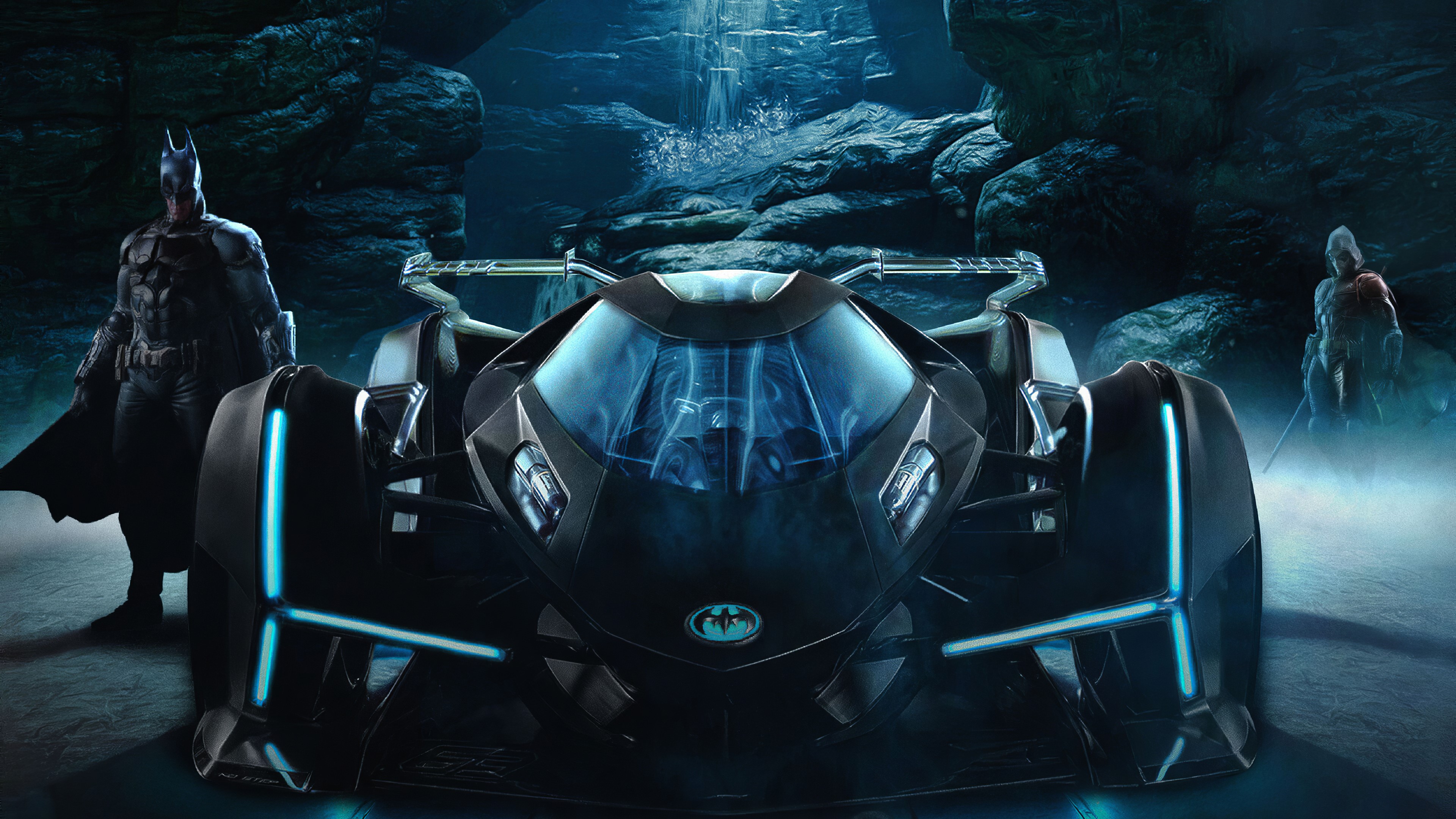 batmobile, batman, lamborghini, superheroes, hd, 4k, artstation, artist, artwork, digital art, HD Wallpaper