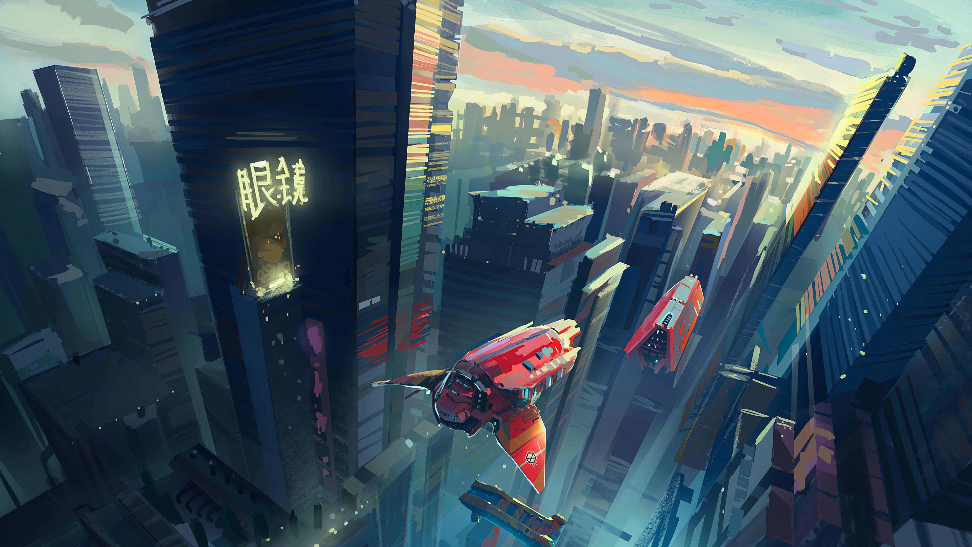 scifi, artist, artwork, digital art, hd, 4k, artstation, HD Wallpaper
