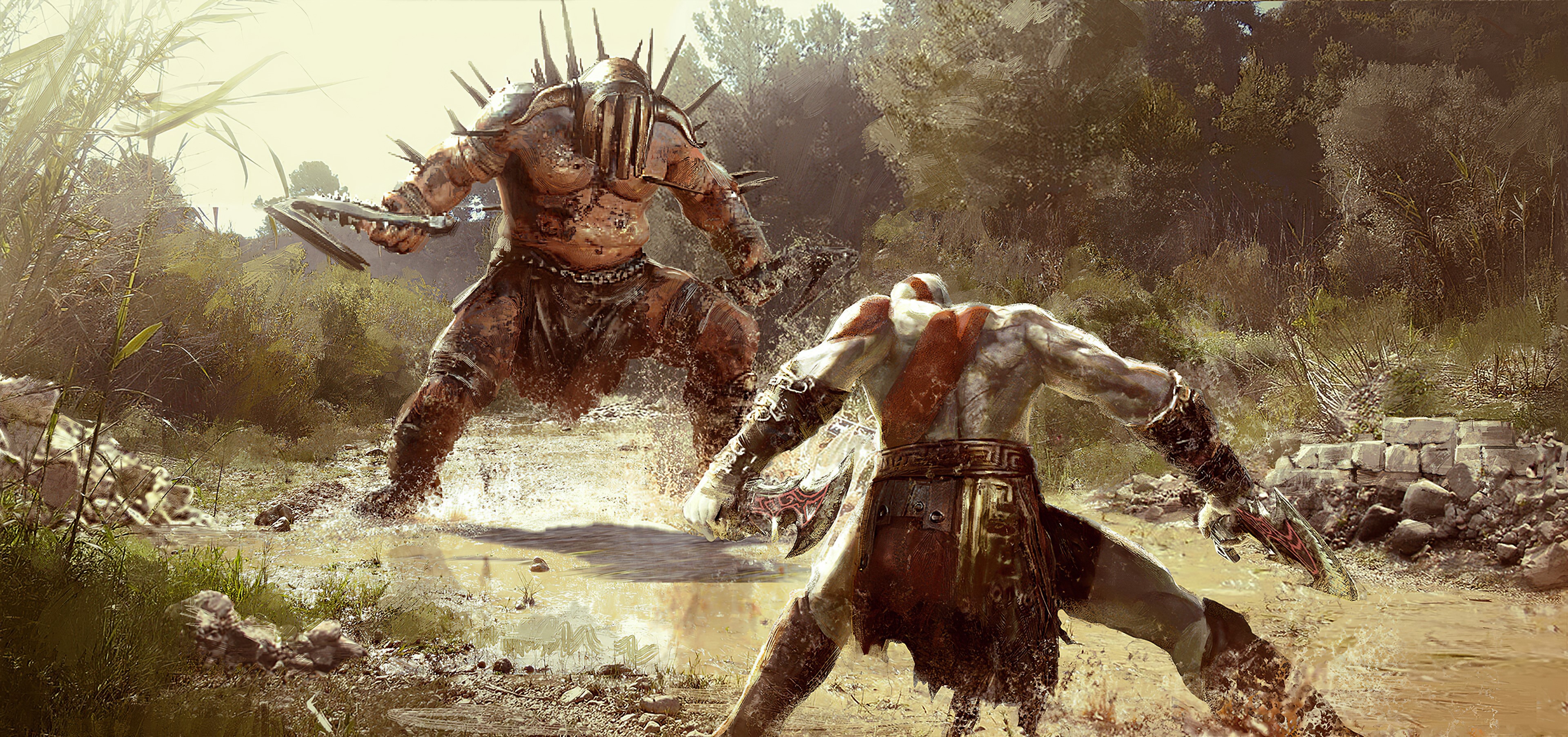 kratos, god of war 4, god of war, games, ps games, hd, 4k, artstation, HD Wallpaper