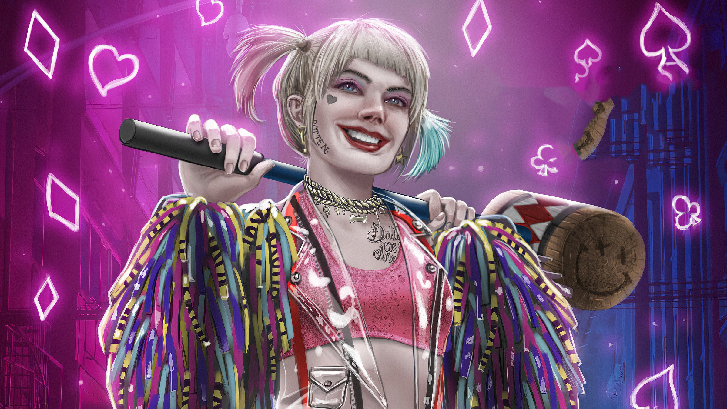 harley quinn, hd, superheroes, artwork, art, HD Wallpaper
