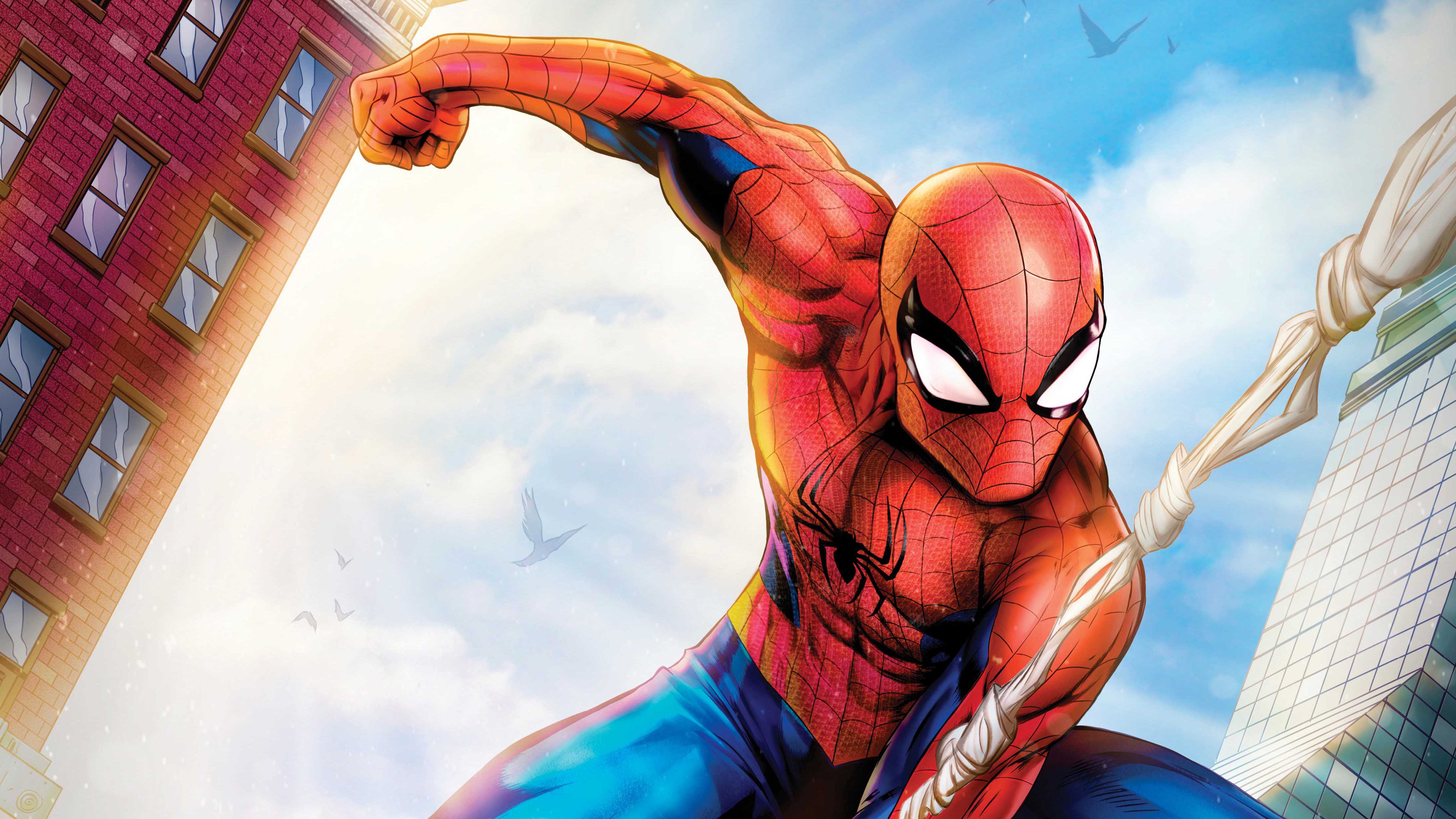 spiderman, hd, 4k, superheroes, artwork, digital art, art, HD Wallpaper