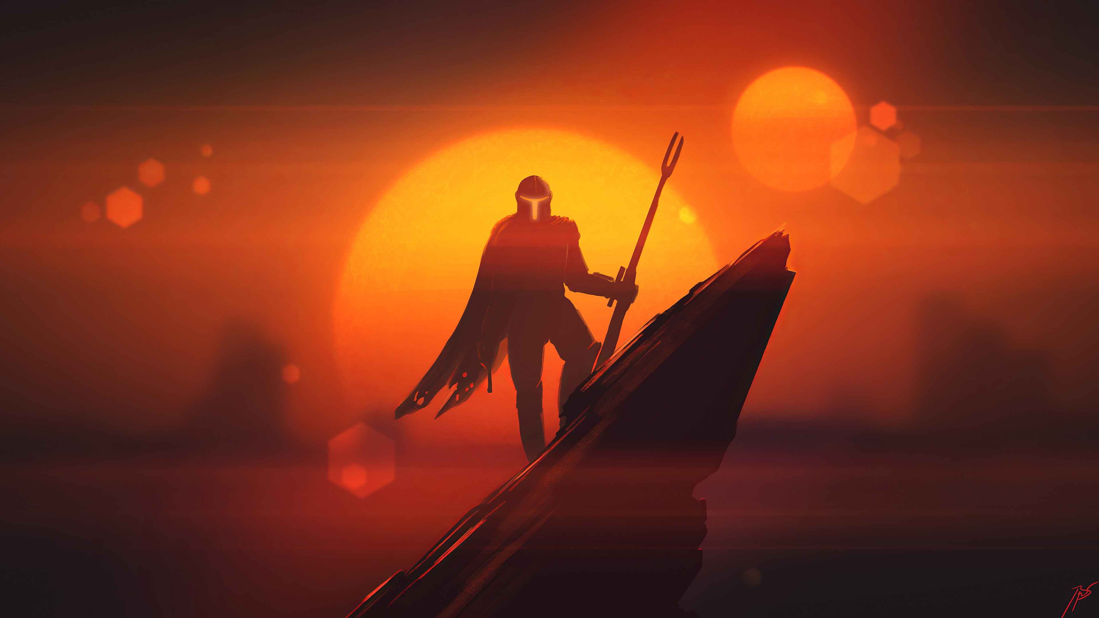 the mandalorian, tv shows, hd, star wars, 4k, deviantart, HD Wallpaper