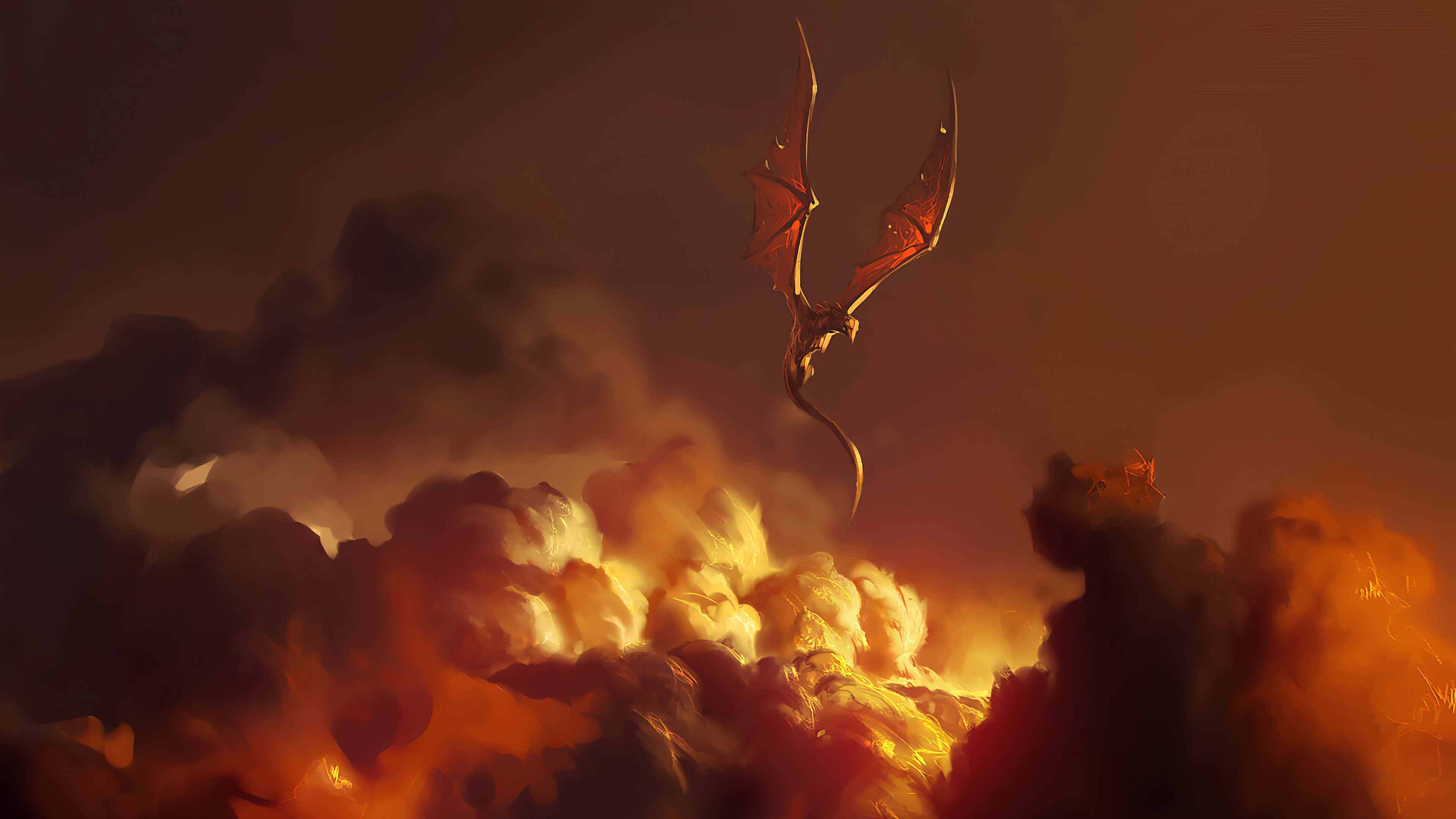 dragon, artist, artwork, digital art, hd, 4k, artstation, HD Wallpaper