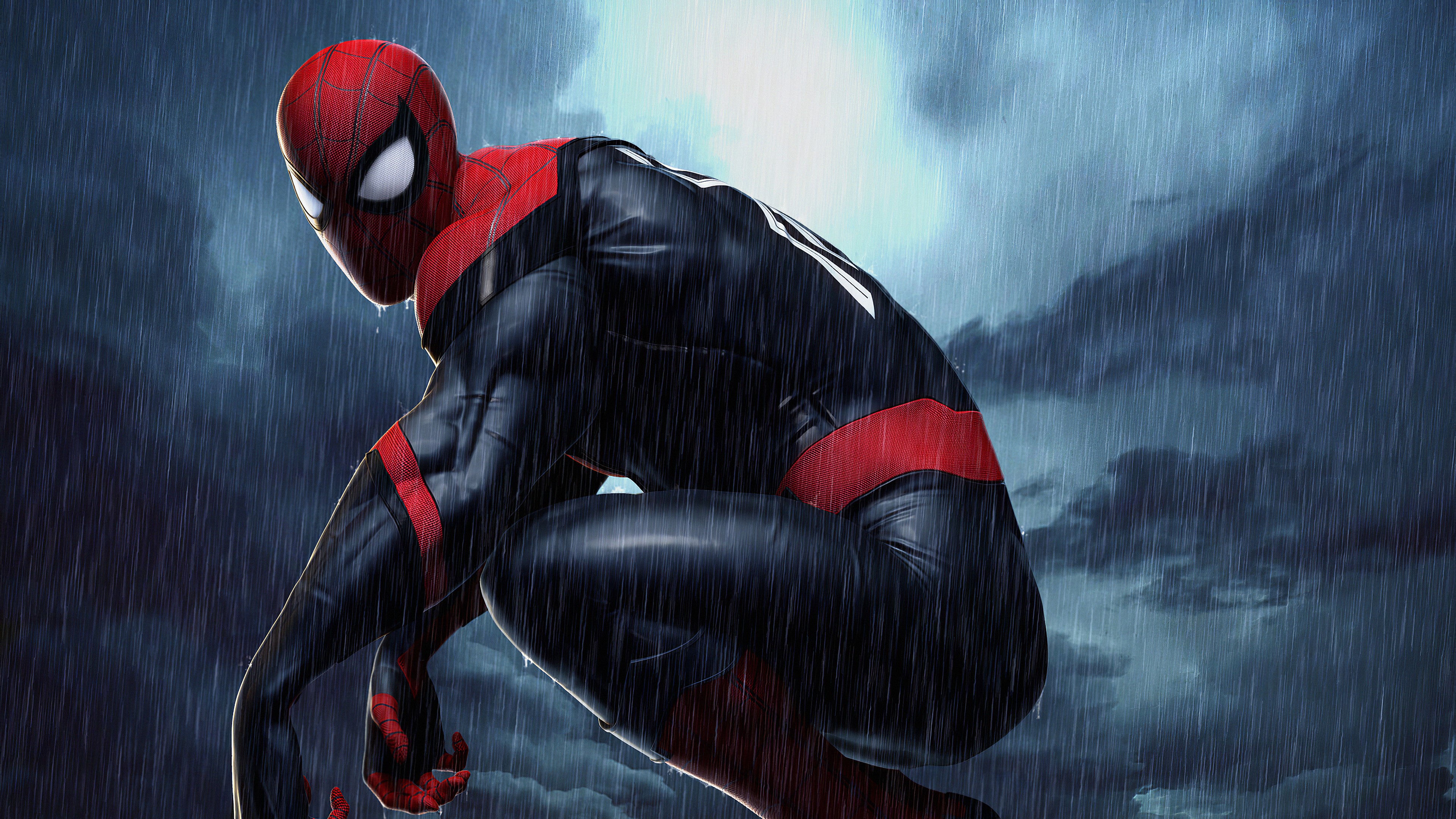 spiderman, hd, 4k, superheroes, artwork, digital art, art, artstation, HD Wallpaper