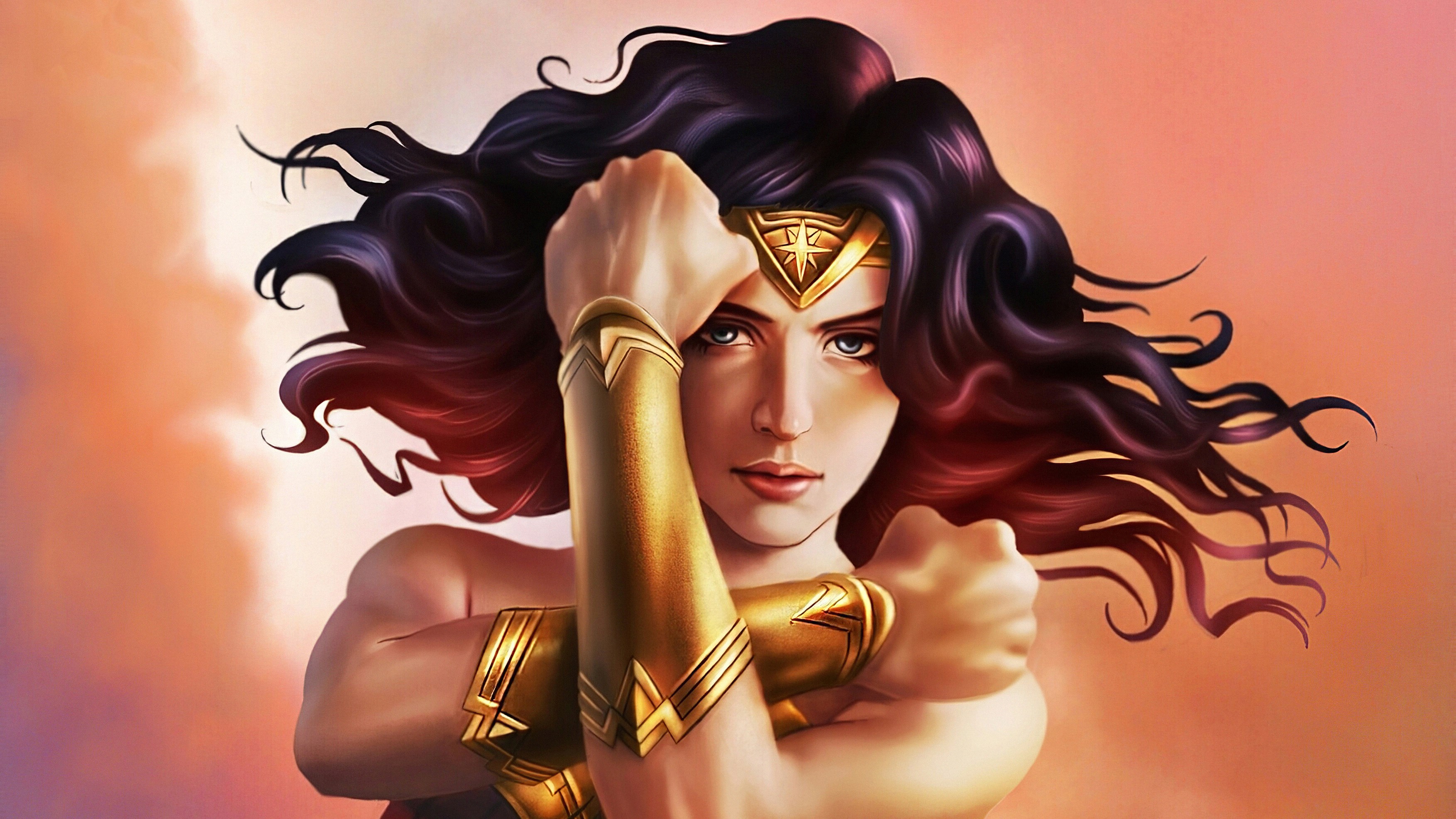 wonder woman, hd, superheroes, artist, artwork, digital art, HD Wallpaper