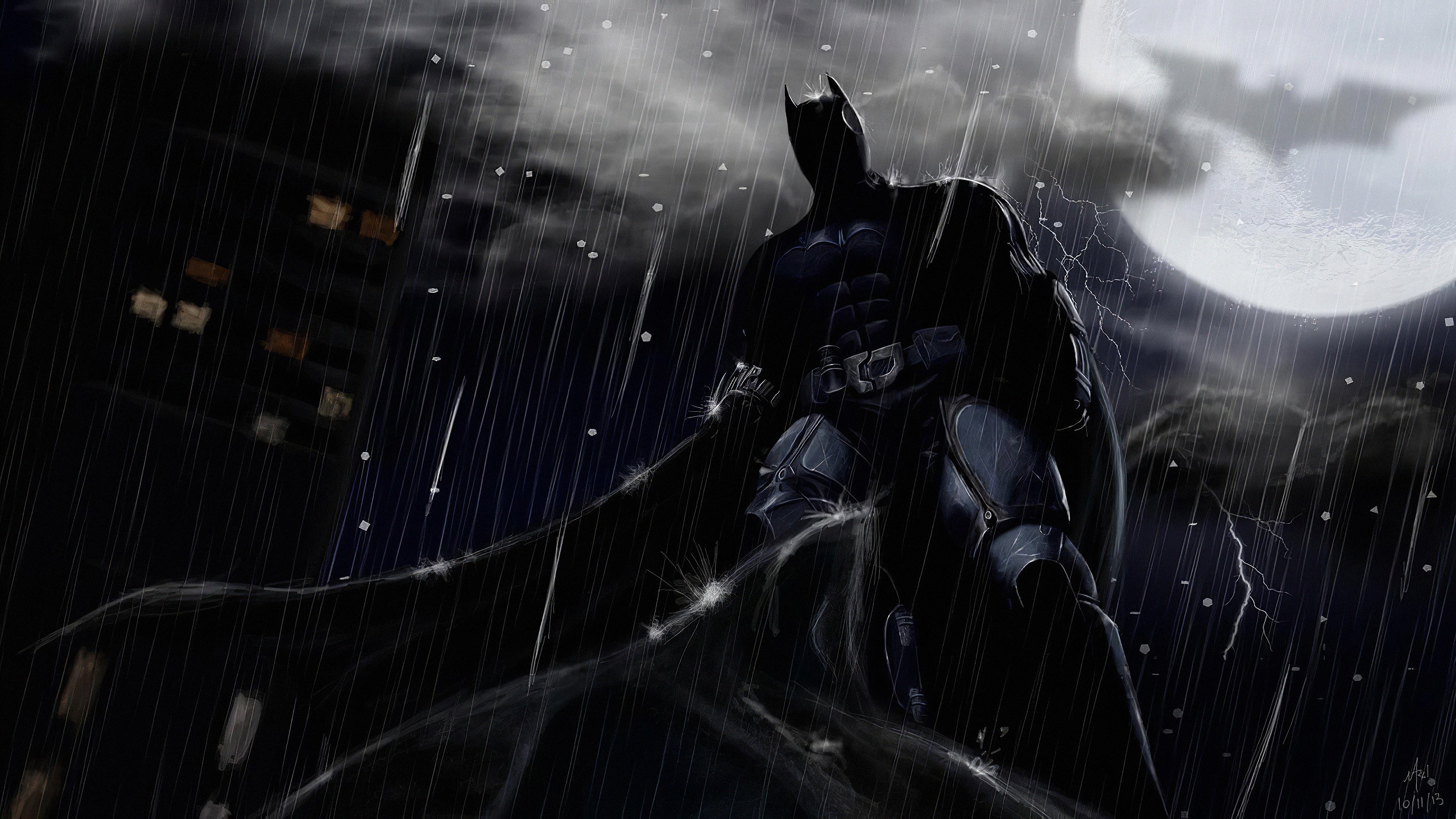 batman, hd, superheroes, artwork, digital art, HD Wallpaper