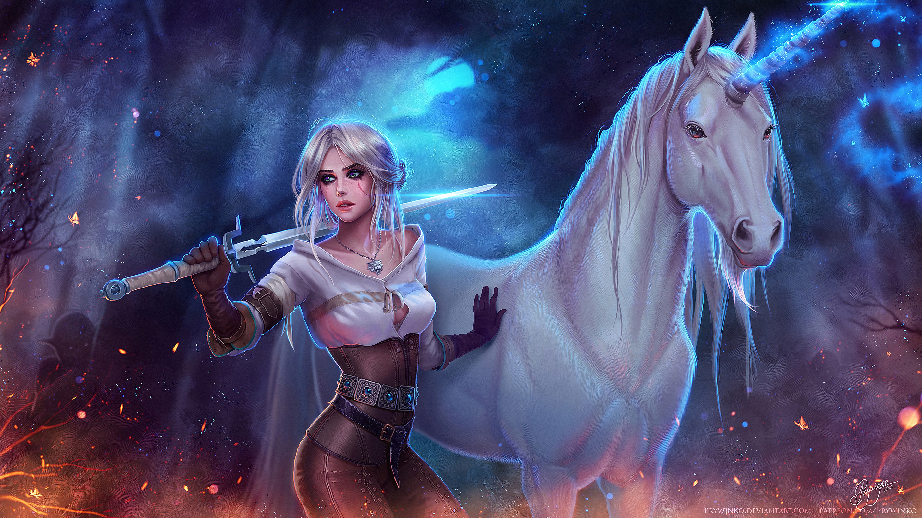 ciri, the witcher 3, games, hd, artist, artwork, digital art, HD Wallpaper