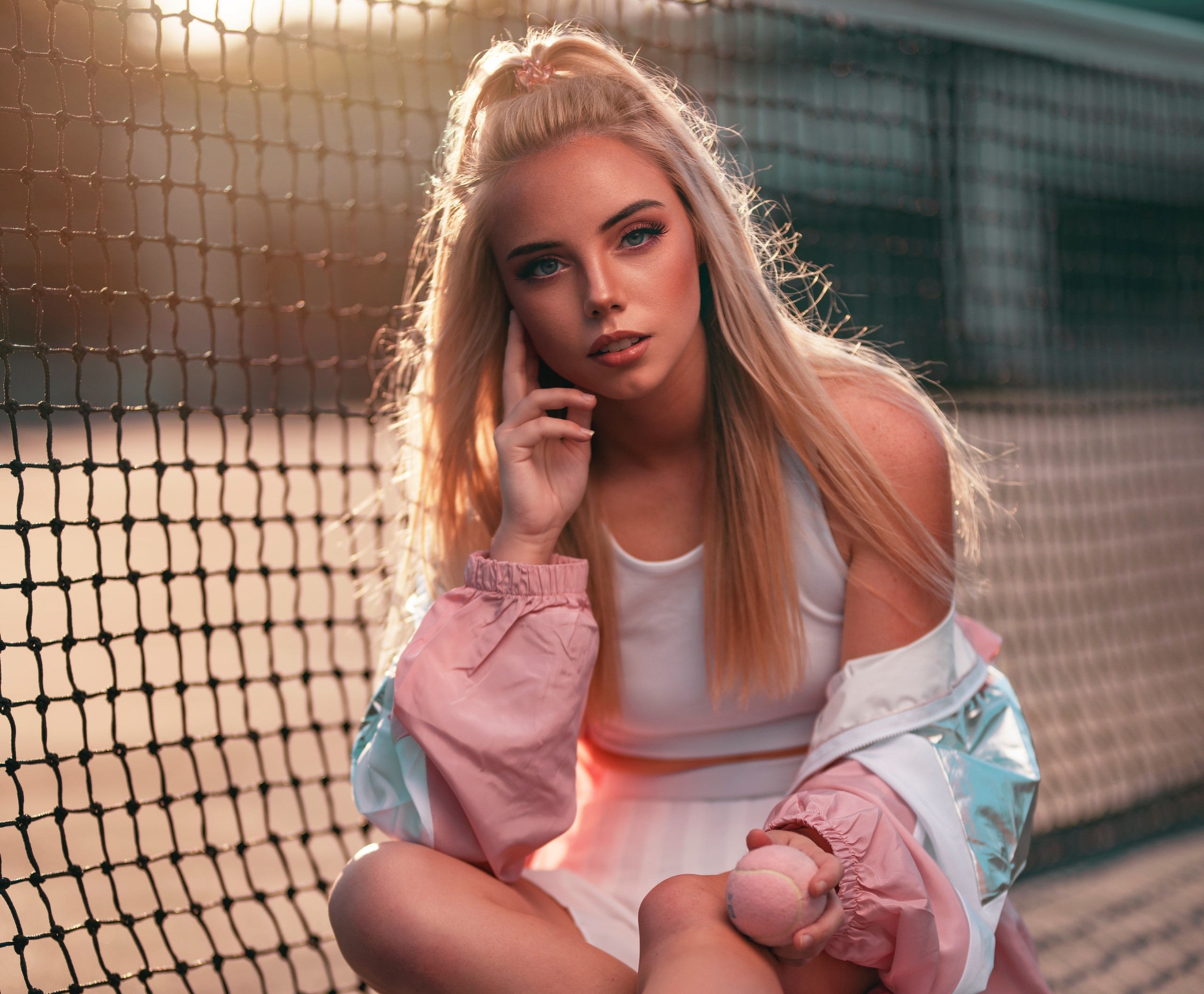 girls, model, hd, tennis, HD Wallpaper