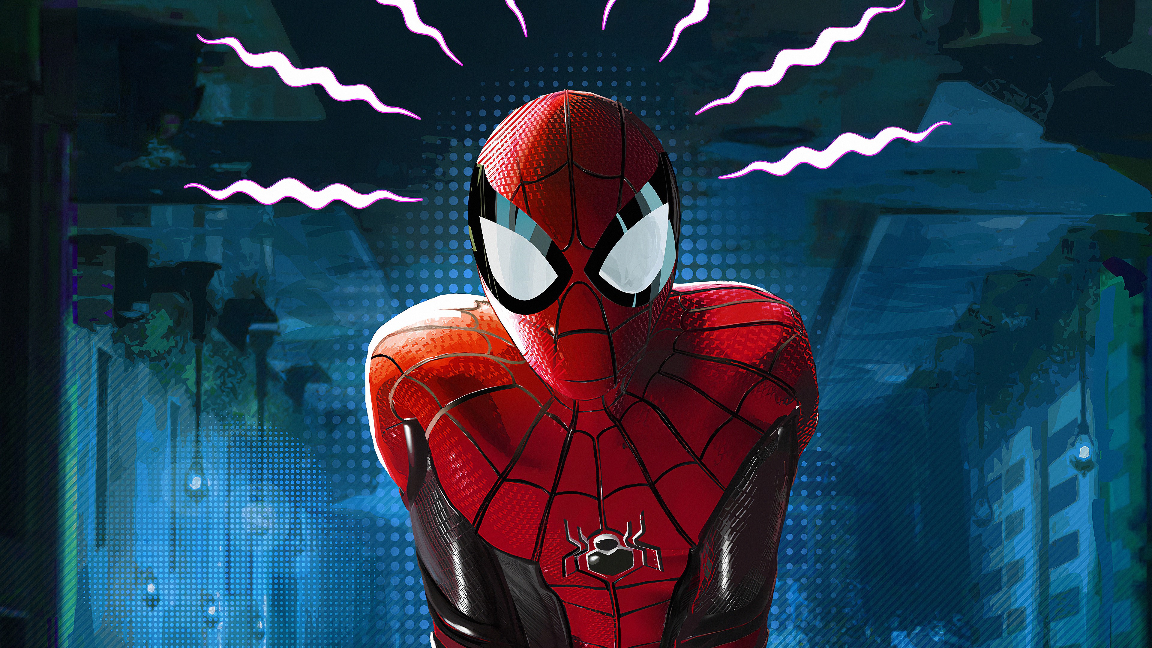 spiderman, hd, 4k, superheroes, artwork, digital art, art, artstation, HD Wallpaper