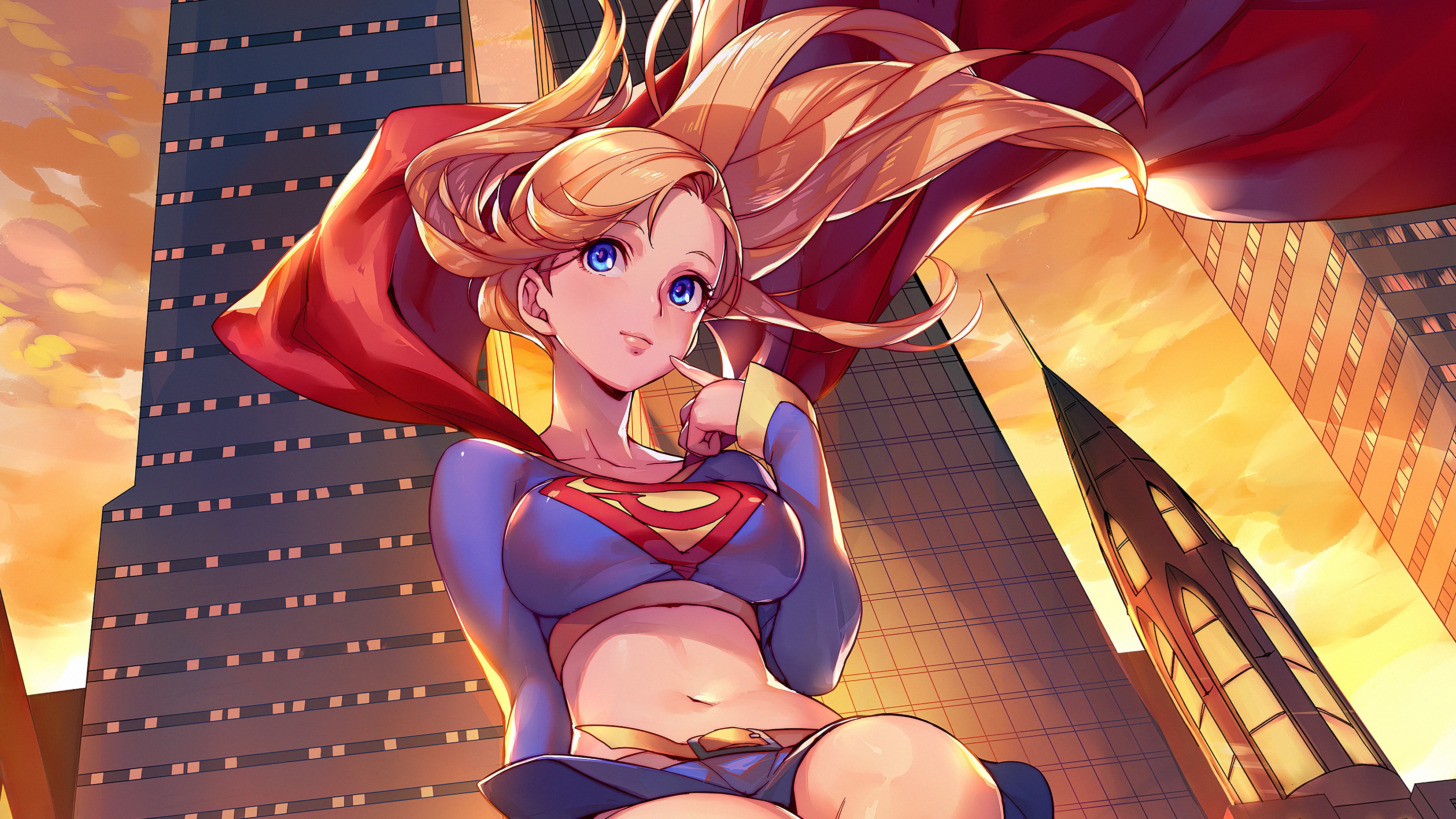 supergirl, hd, superheroes, digital art, artwork, 4k, HD Wallpaper