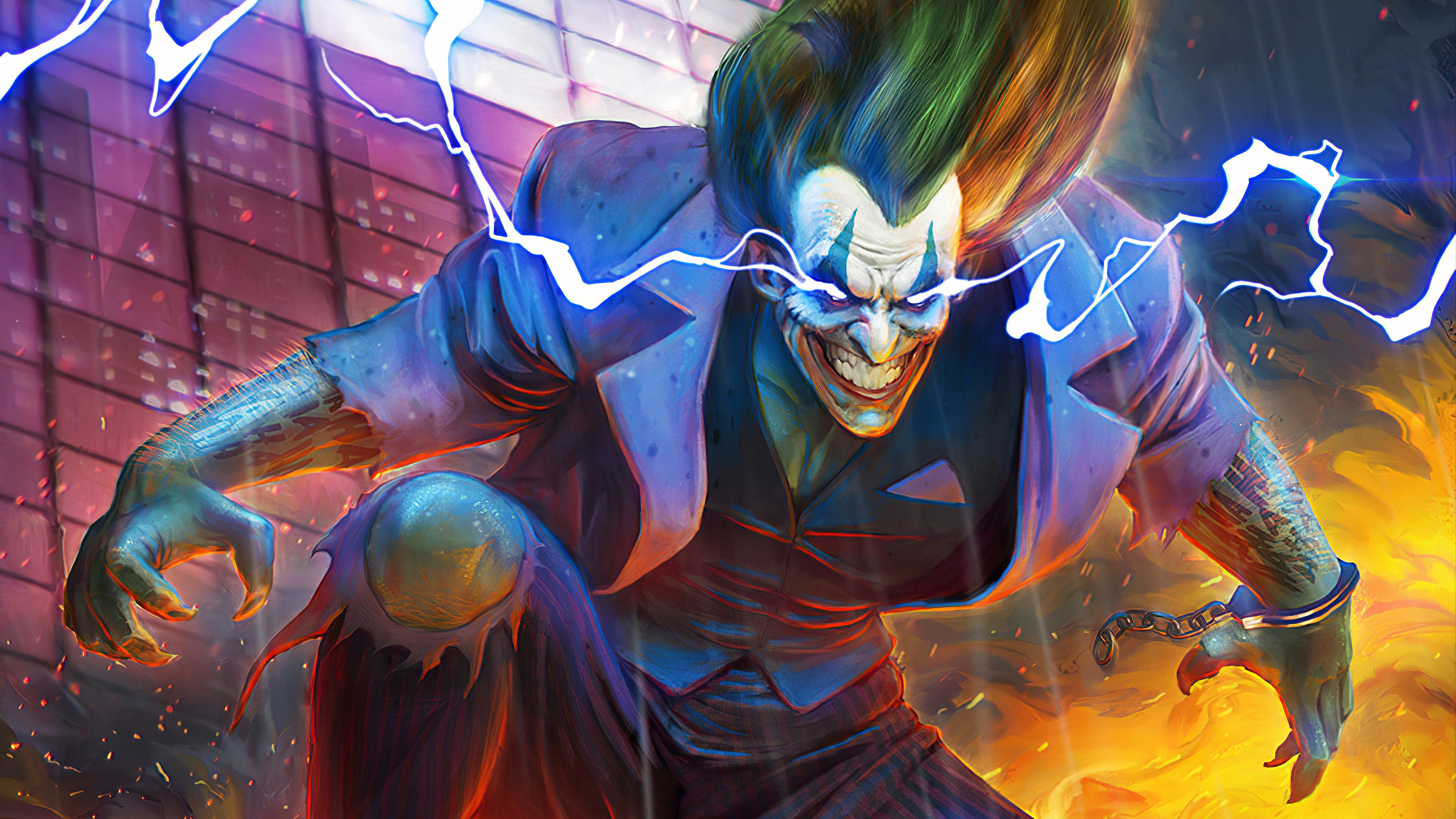 joker, hd, 4k, superheroes, artwork, HD Wallpaper