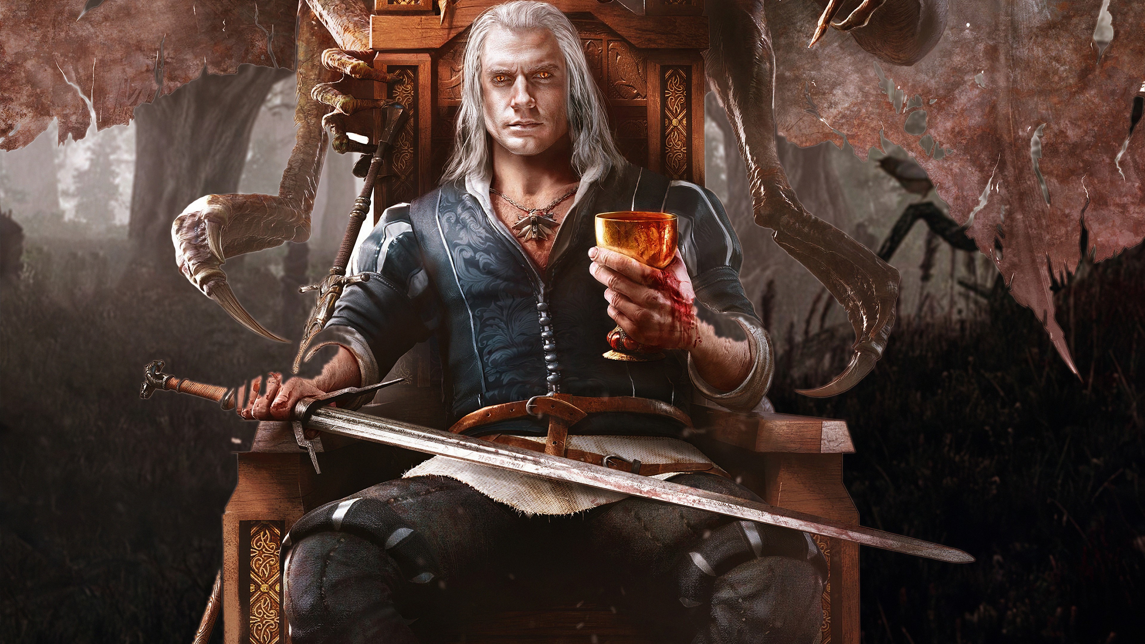 the witcher, tv shows, hd, 4k, henry cavill, netflix, HD Wallpaper