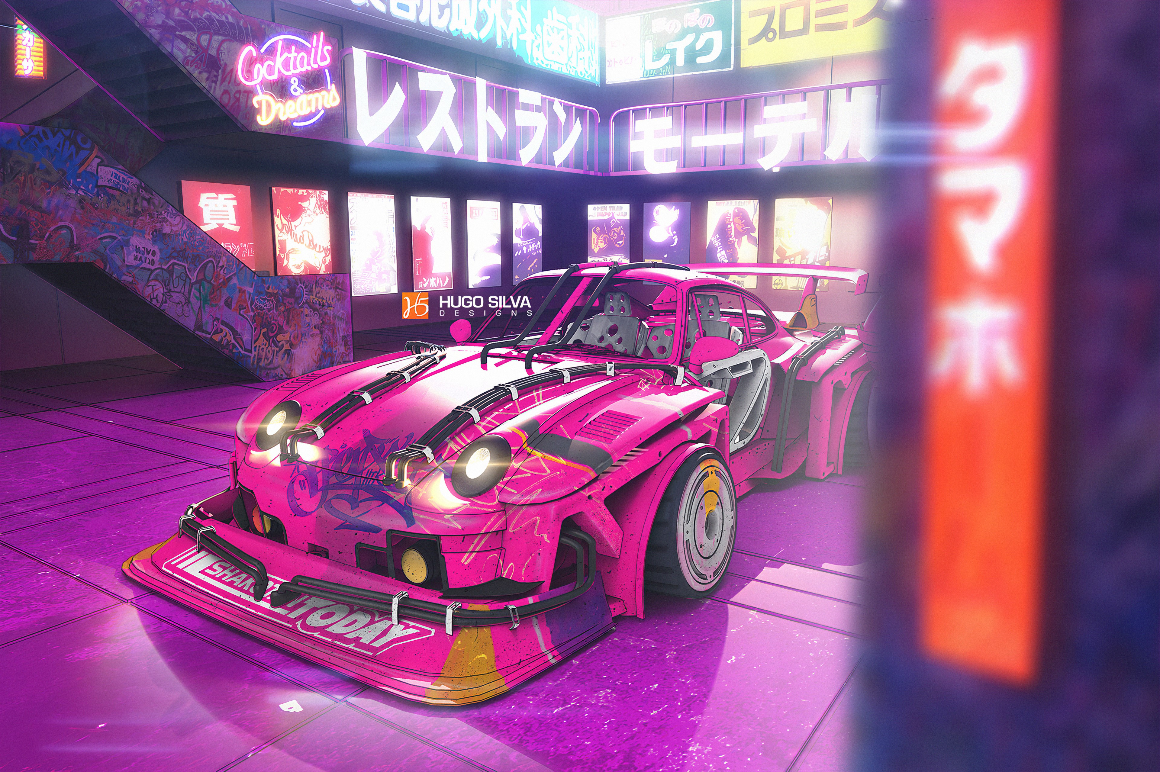 cars, artist, artwork, digital art, hd, 4k, artstation, HD Wallpaper