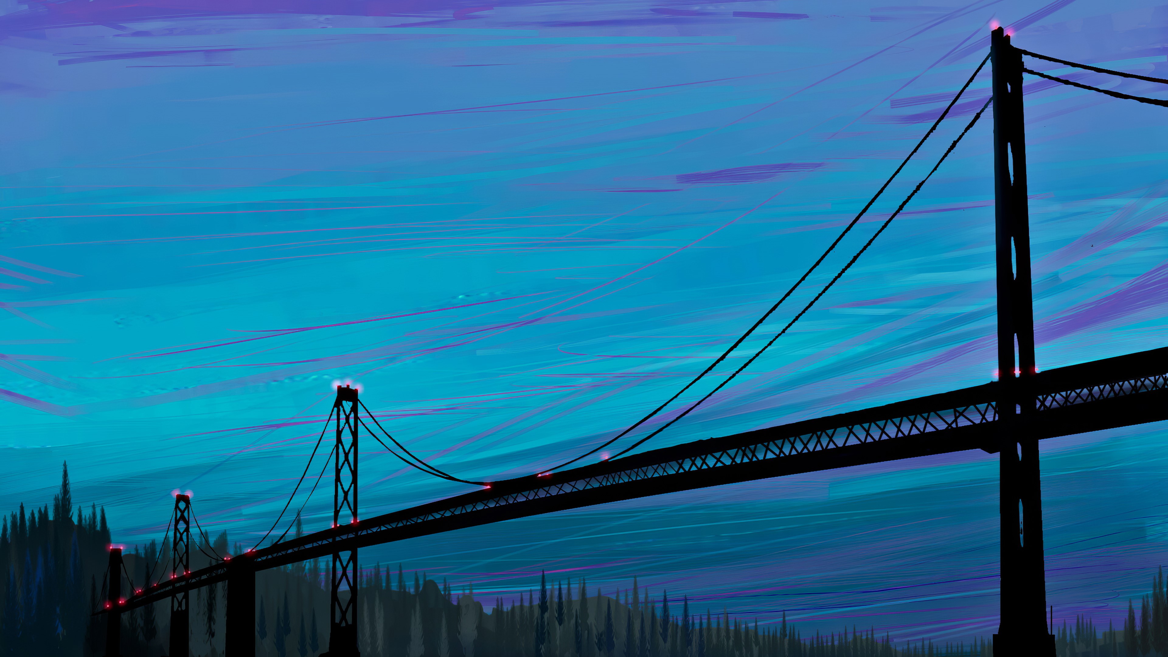 bridge, artist, artwork, digital art, hd, 4k, artstation, HD Wallpaper