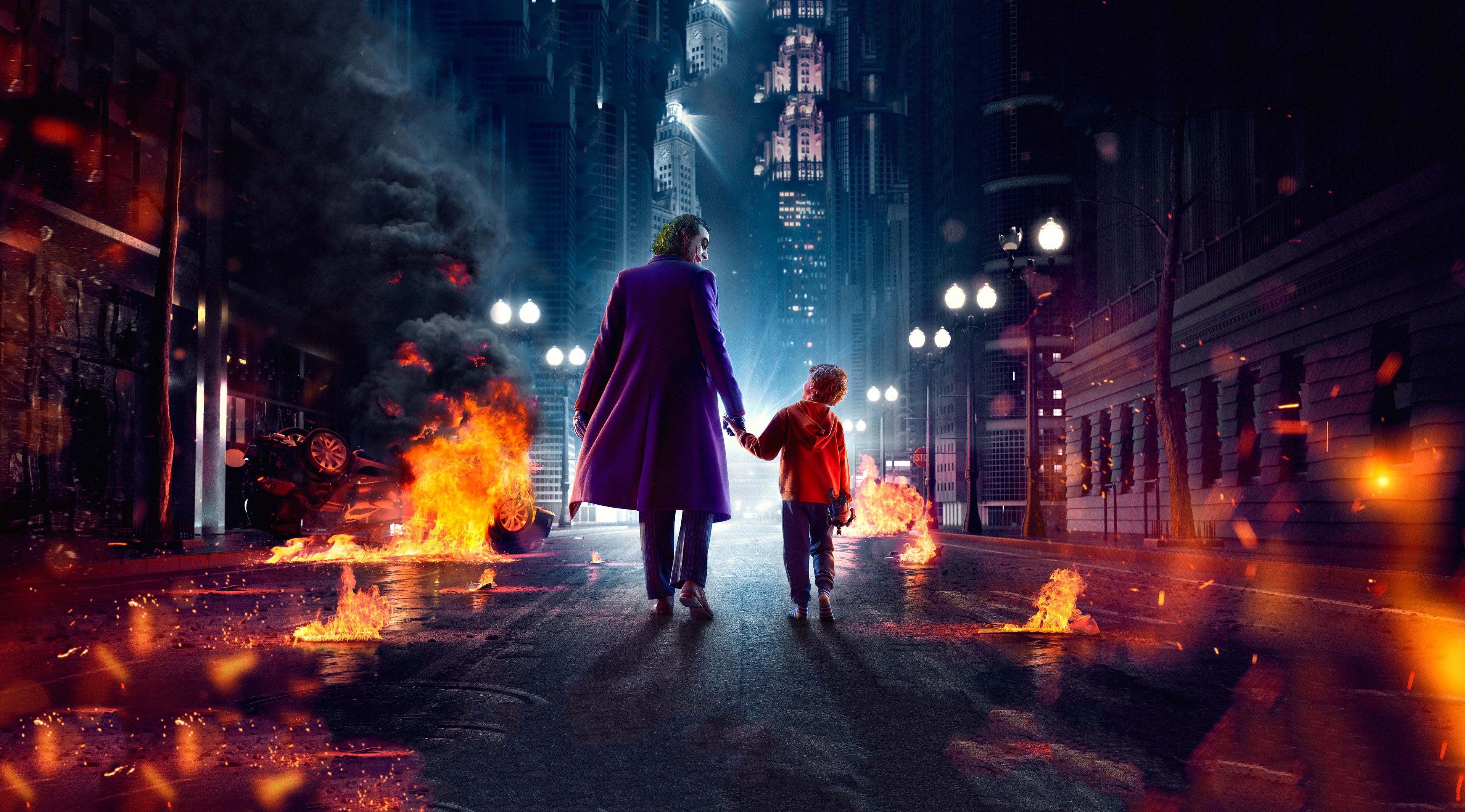 joker, hd, 4k, superheroes, dc comics, behance, HD Wallpaper