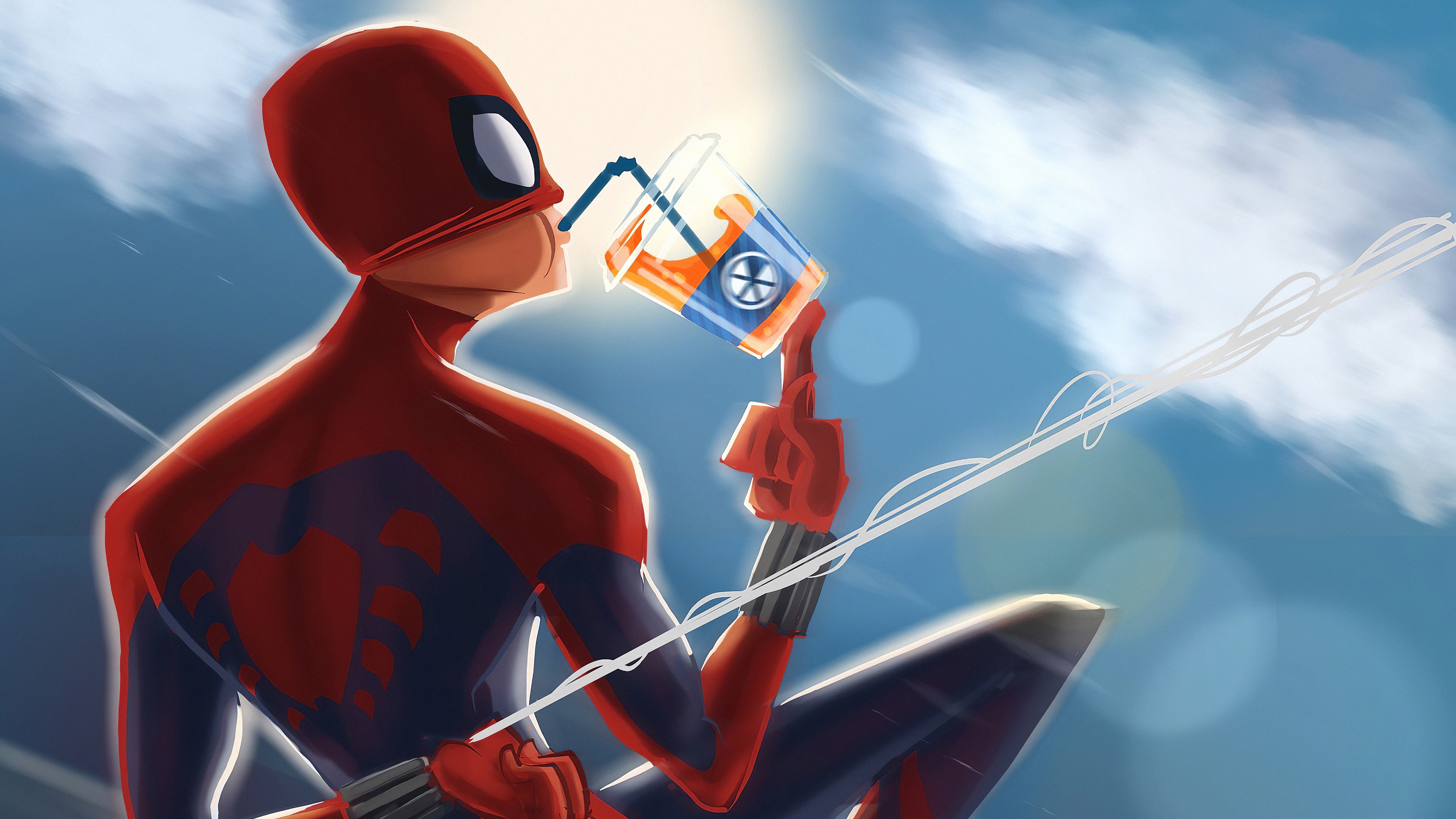 spiderman, hd, 4k, superheroes, artwork, digital art, art, artstation, HD Wallpaper