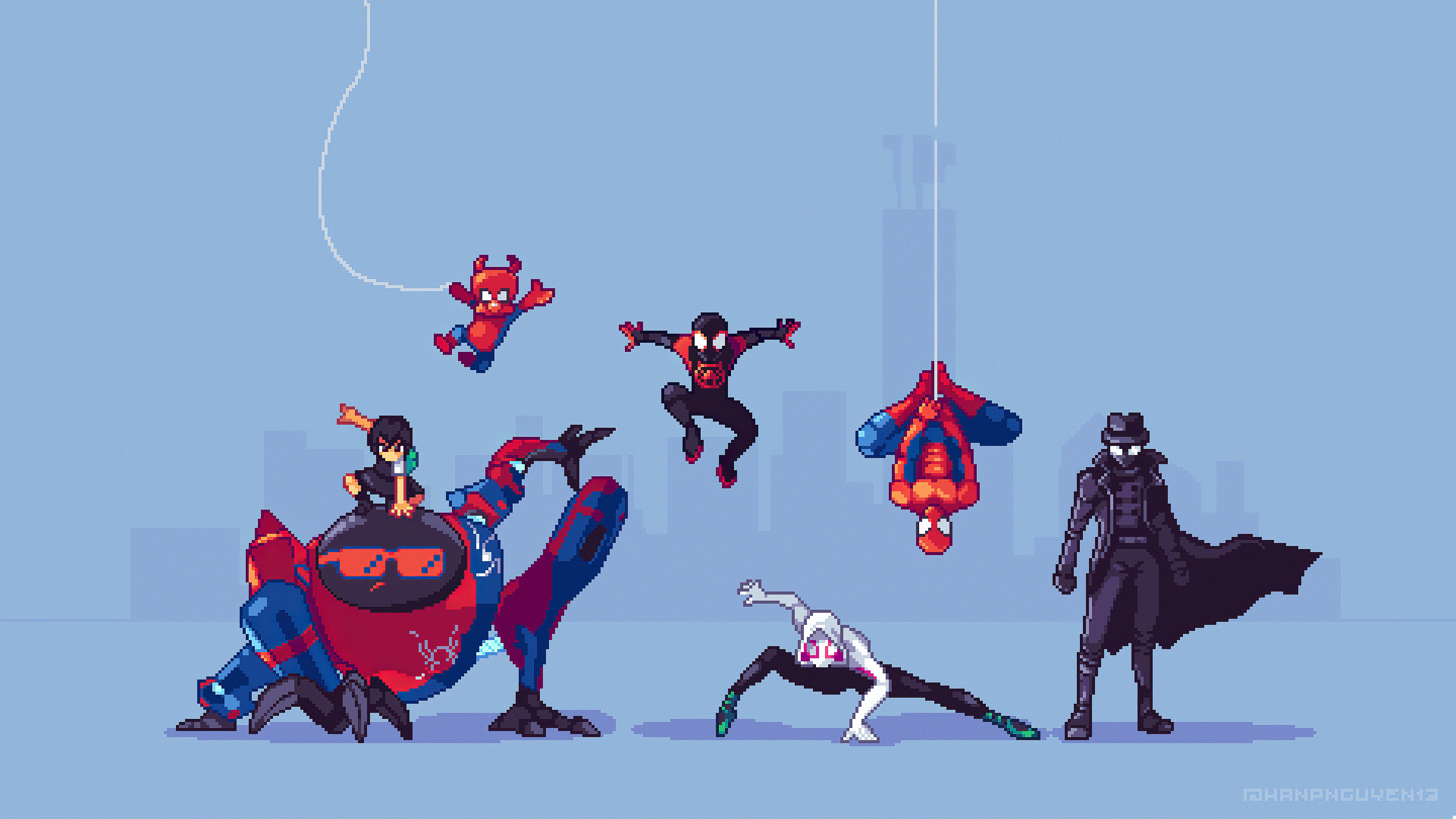 spiderman, hd, 4K, superheroes, artwork, artist, digital art, HD Wallpaper