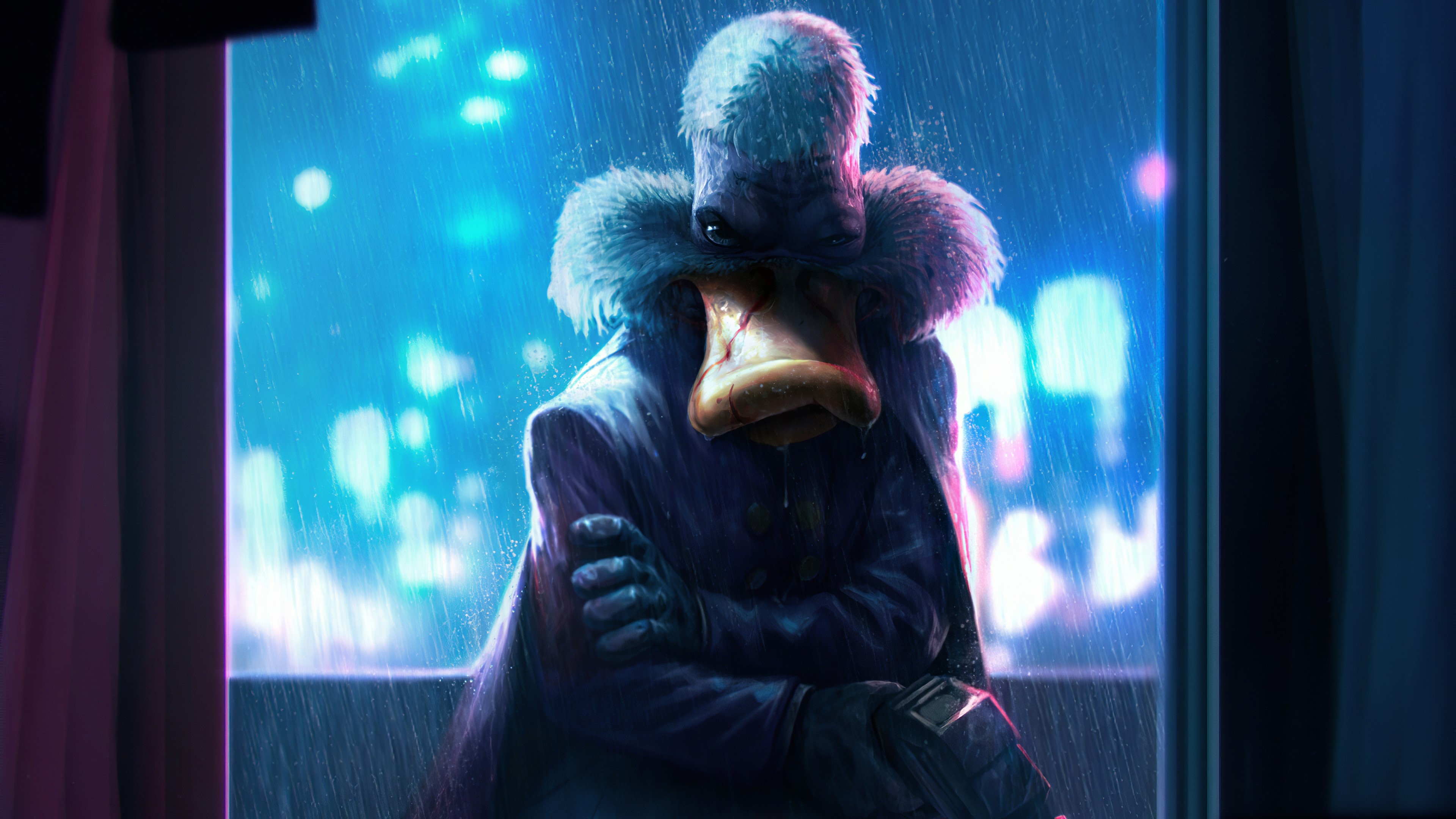 darkwing duck, cartoons, hd, 4k, artstation, HD Wallpaper