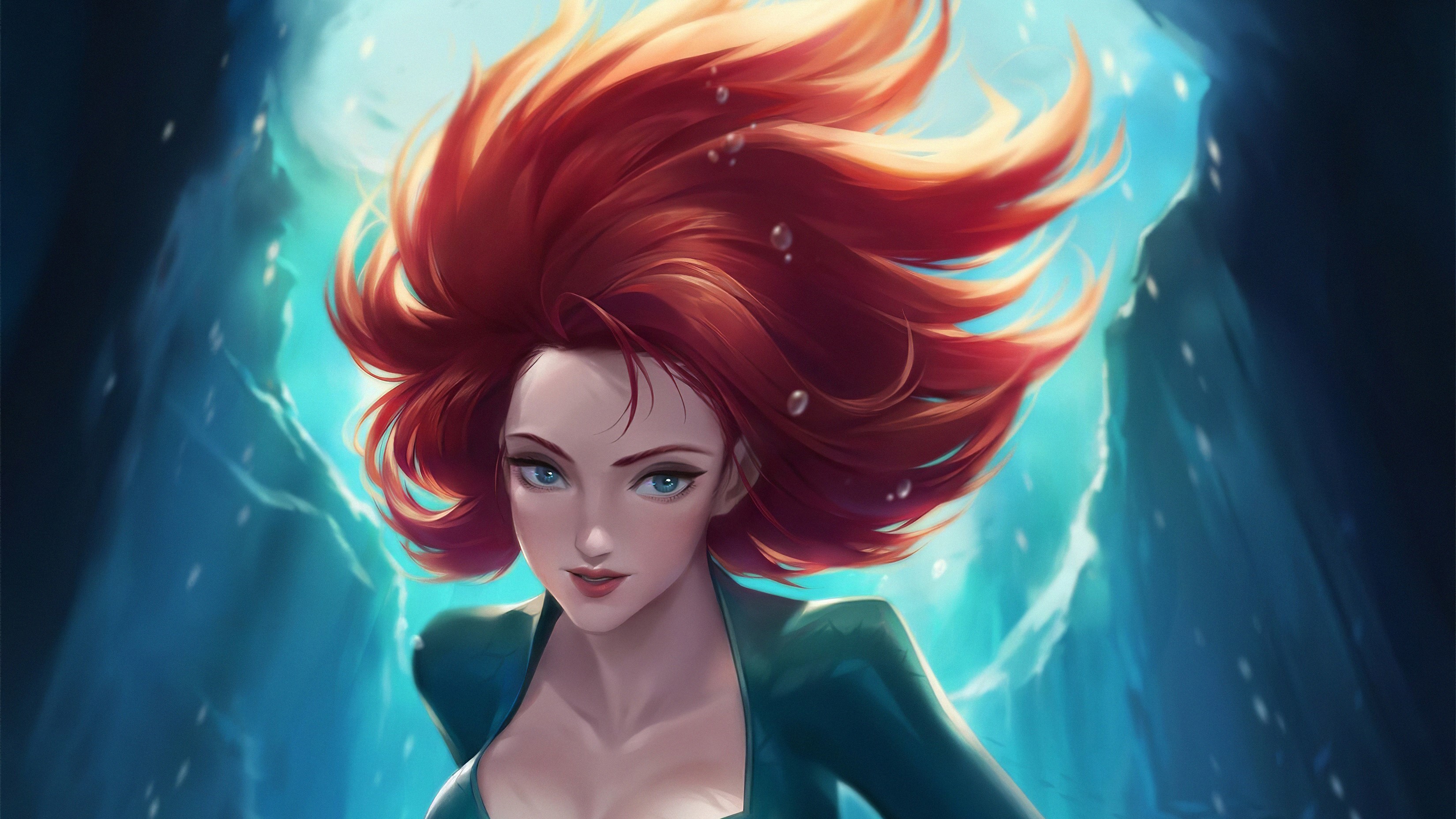 mera, hd, 4k, superheroes, artwork, HD Wallpaper