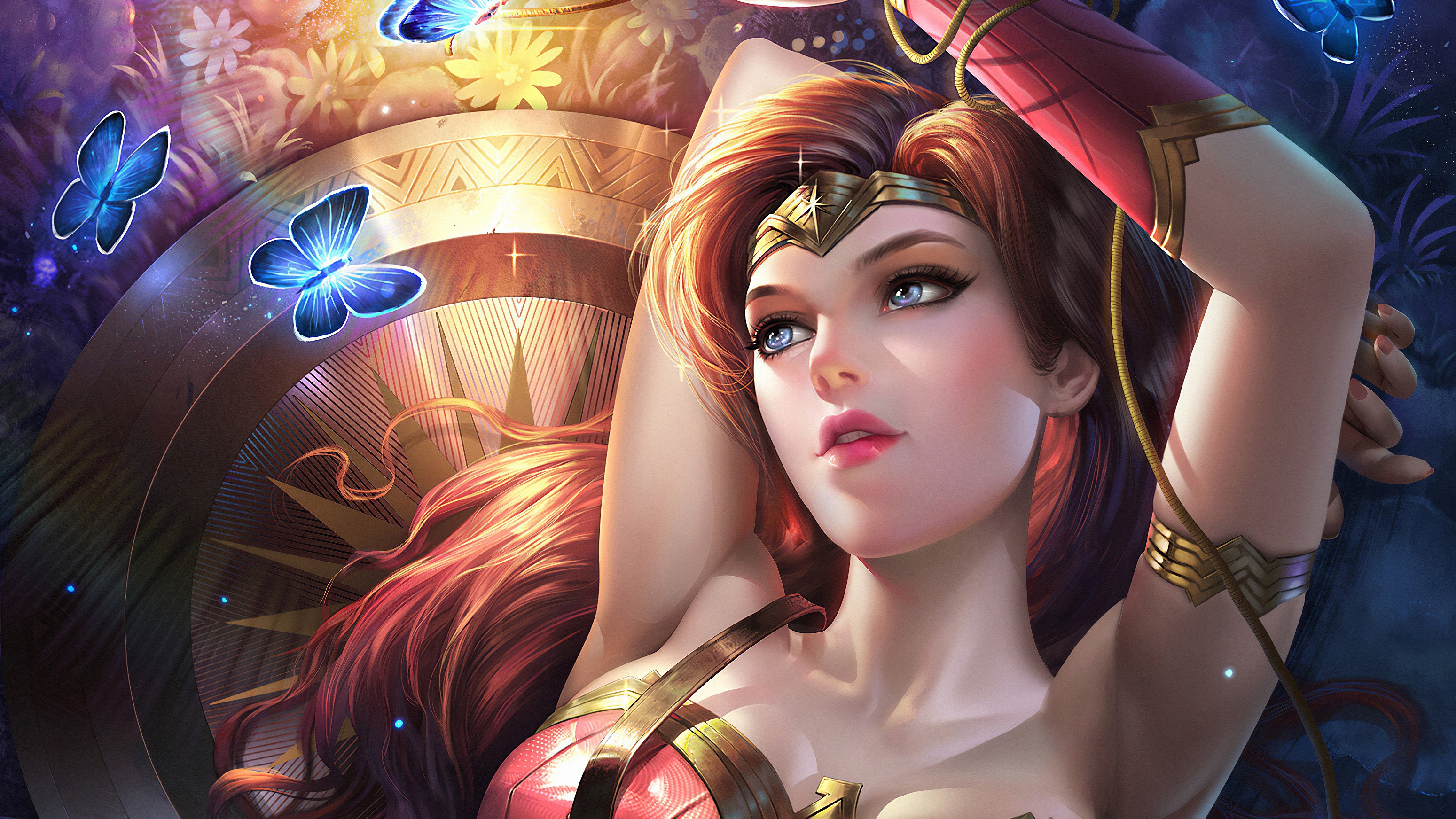 wonder woman, hd, superheroes, artist, artwork, digital art, HD Wallpaper