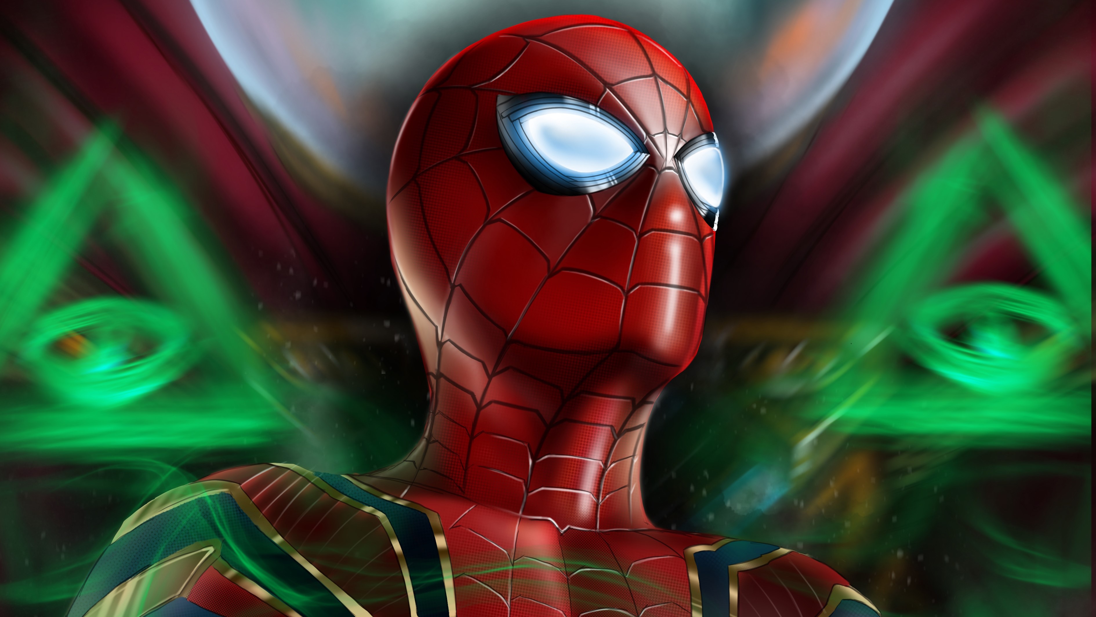 spiderman, hd, 4k, superheroes, artwork, digital art, art, HD Wallpaper