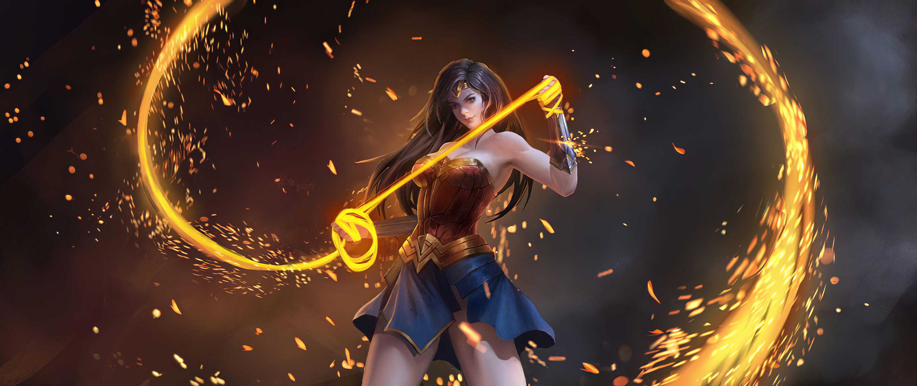 wonder woman, hd, superheroes, artist, artwork, digital art, artstation, HD Wallpaper