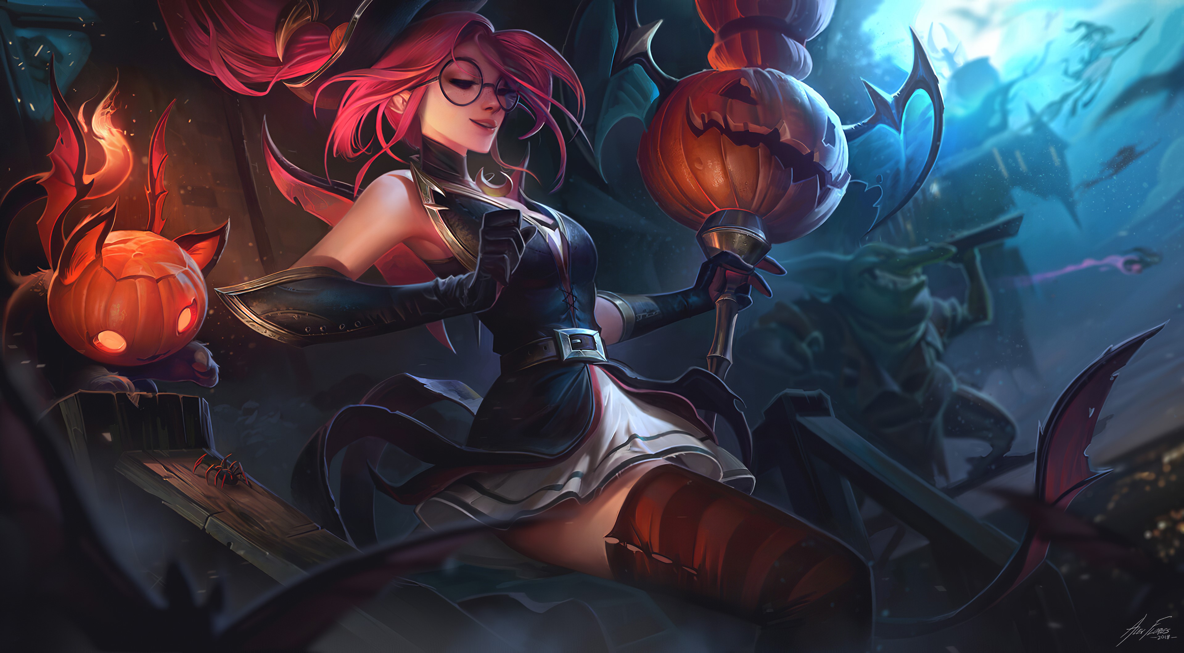 artist, hd, 4k, artwork, artstation, halloween, HD Wallpaper