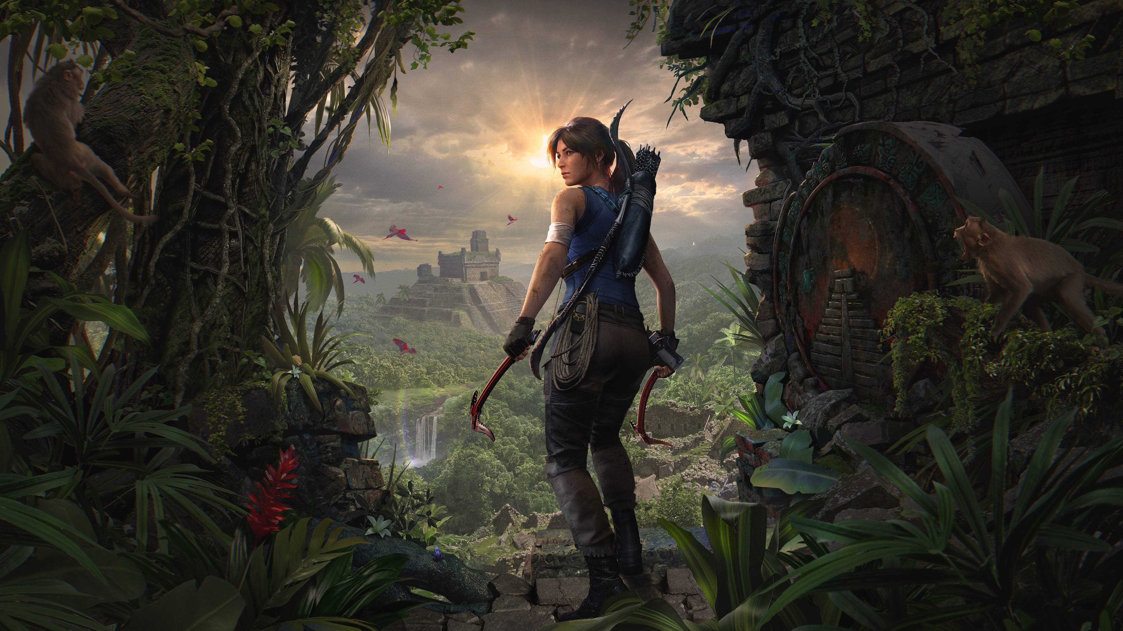 shadow of the tomb raider, tomb raider, games, hd, 2019 games, lara croft, 4k, HD Wallpaper