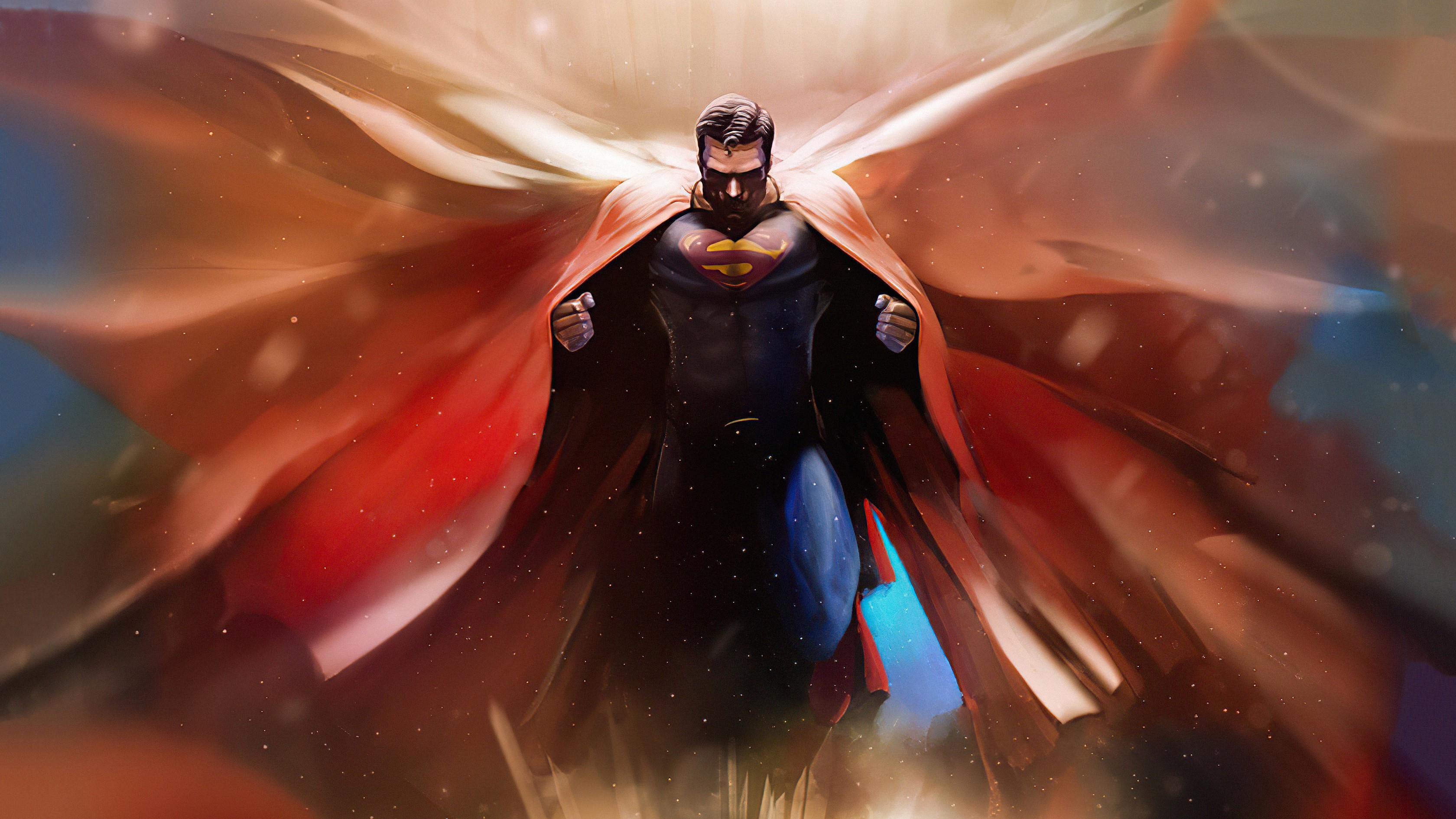 superman, hd, 4k, superheroes, digital art, deviantart, artwork, HD Wallpaper