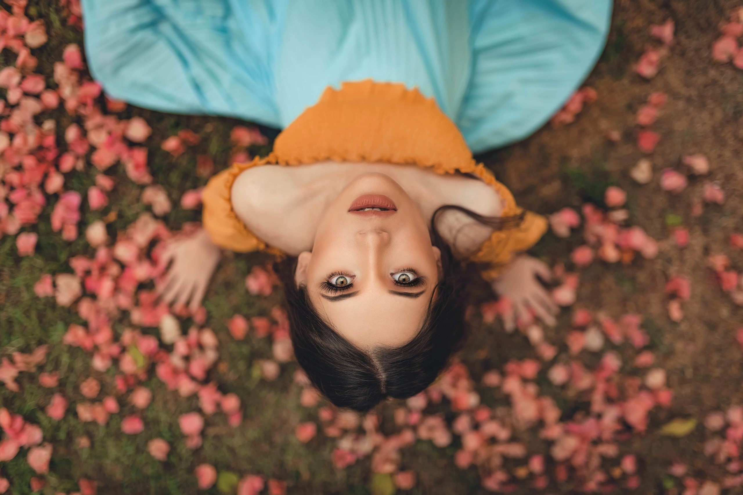 girls, model, hd, depth of field, HD Wallpaper