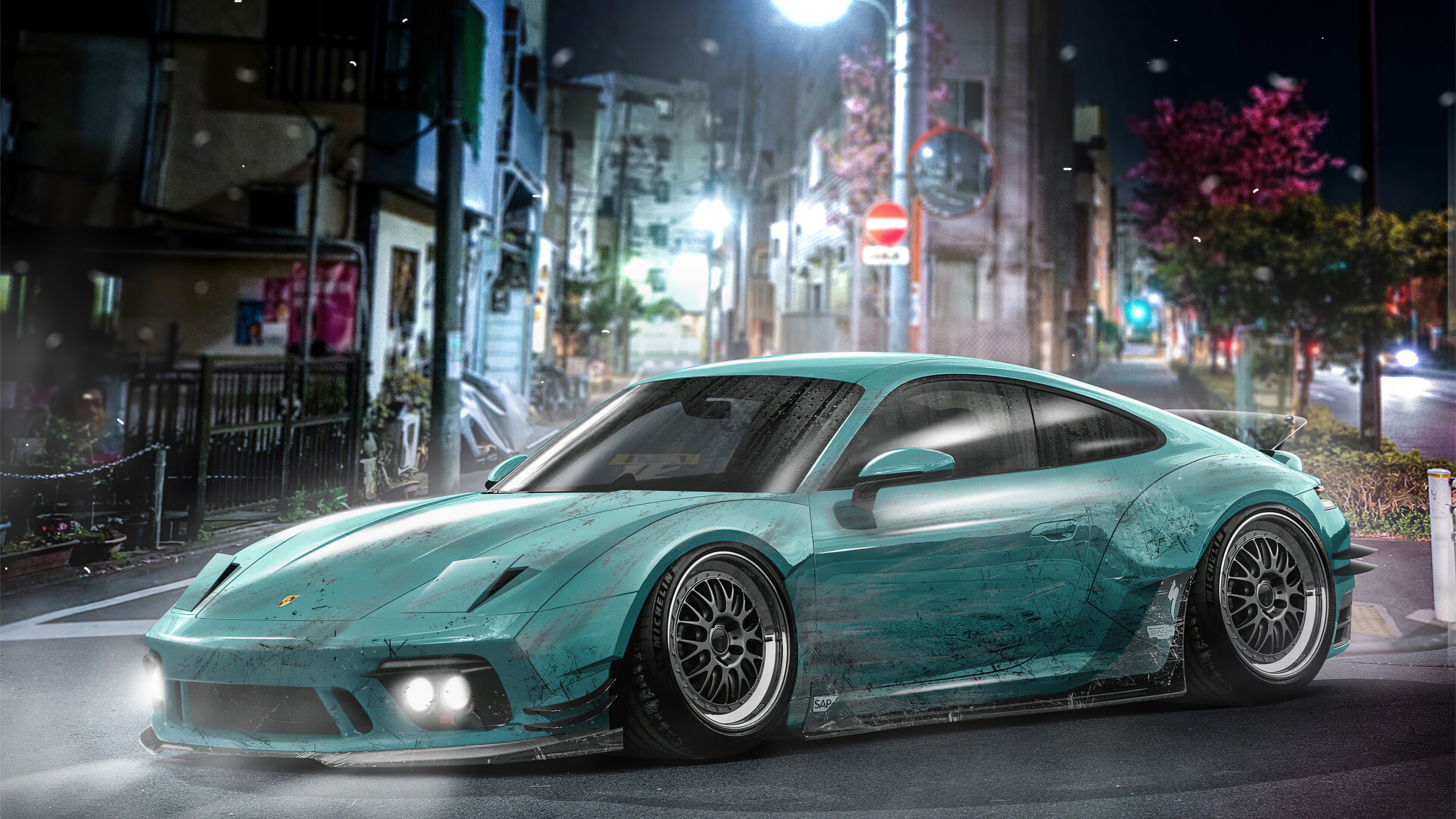 porsche 911, porsche, cars, hd, 4k, artstation, HD Wallpaper