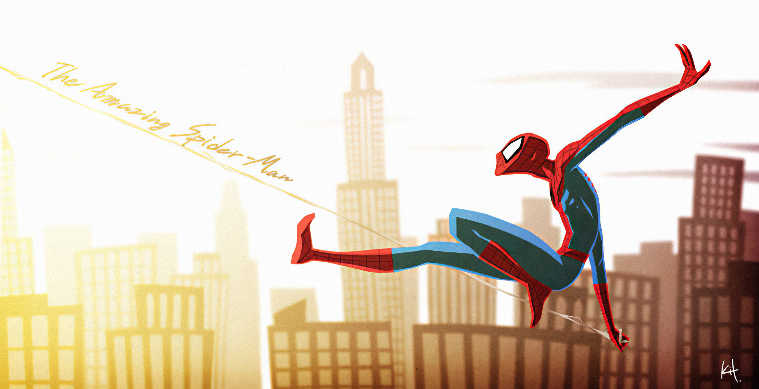 spiderman, superheroes, hd, artist, artwork, digital art, artstation, HD Wallpaper