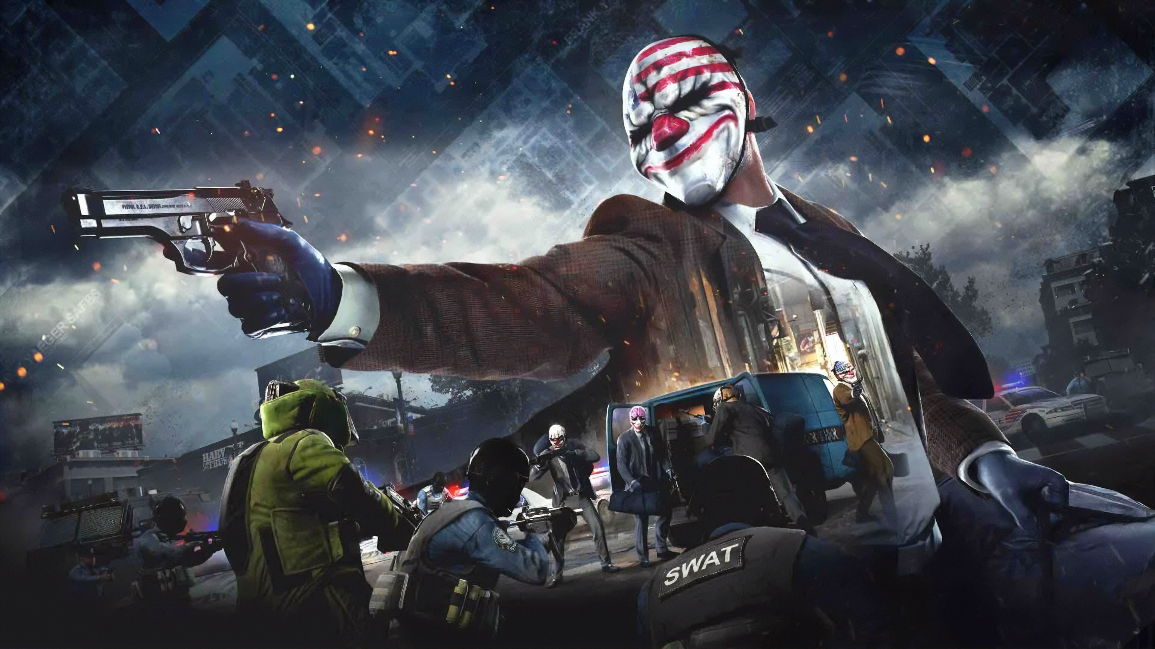 payday 2, games, 4k, hd, HD Wallpaper