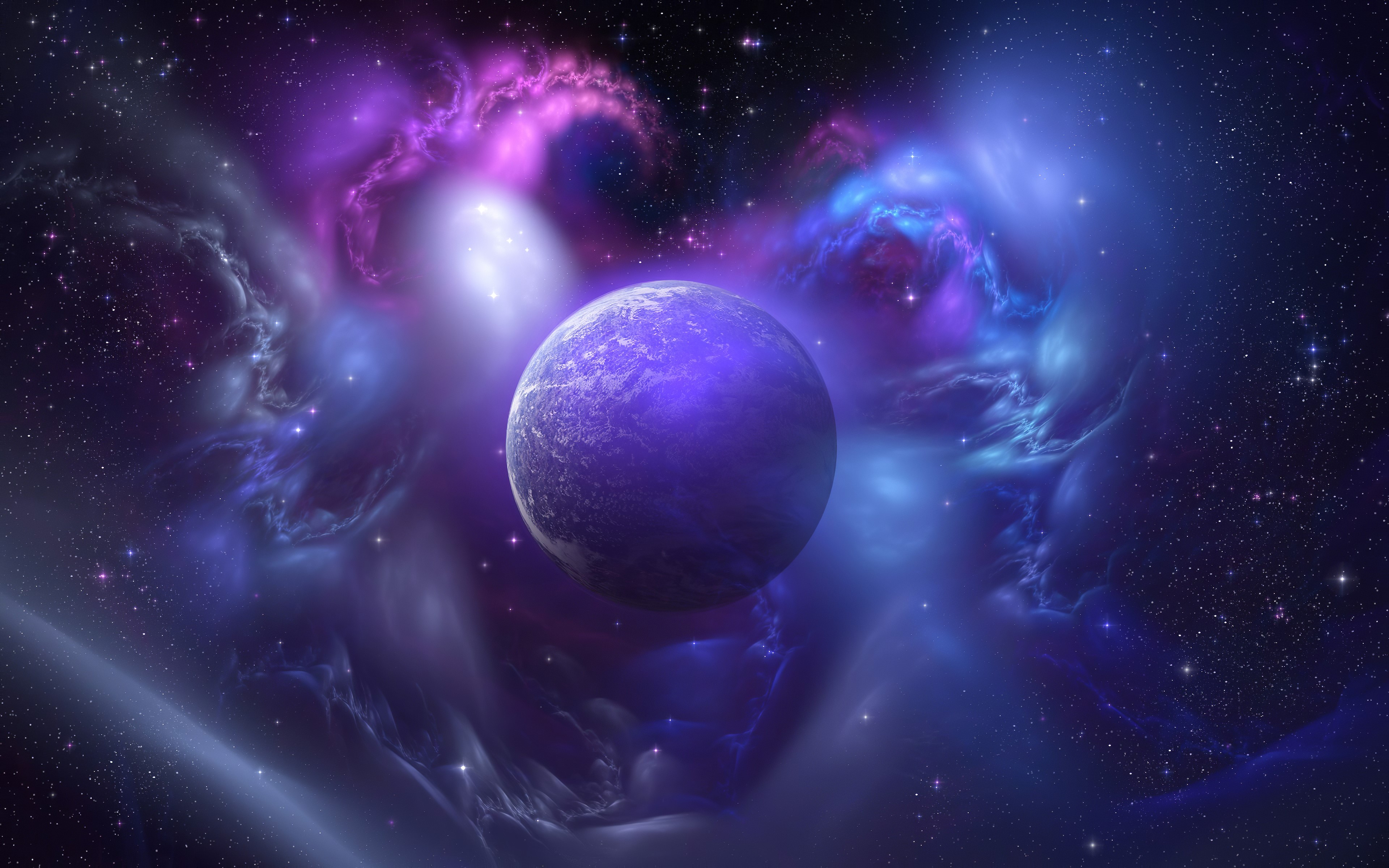 planet, space, digital universe, hd, 4k, HD Wallpaper