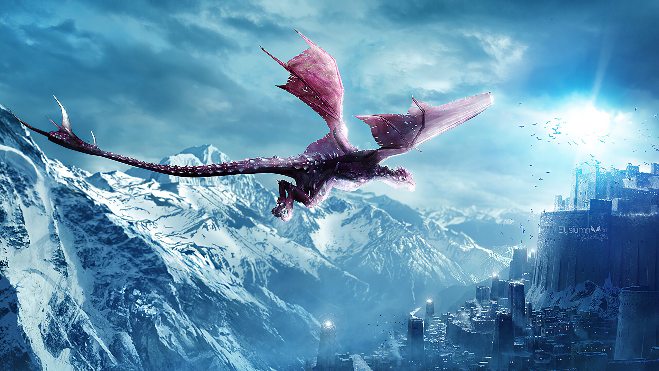 dragon, artist, artwork, digital art, hd, artstation, HD Wallpaper