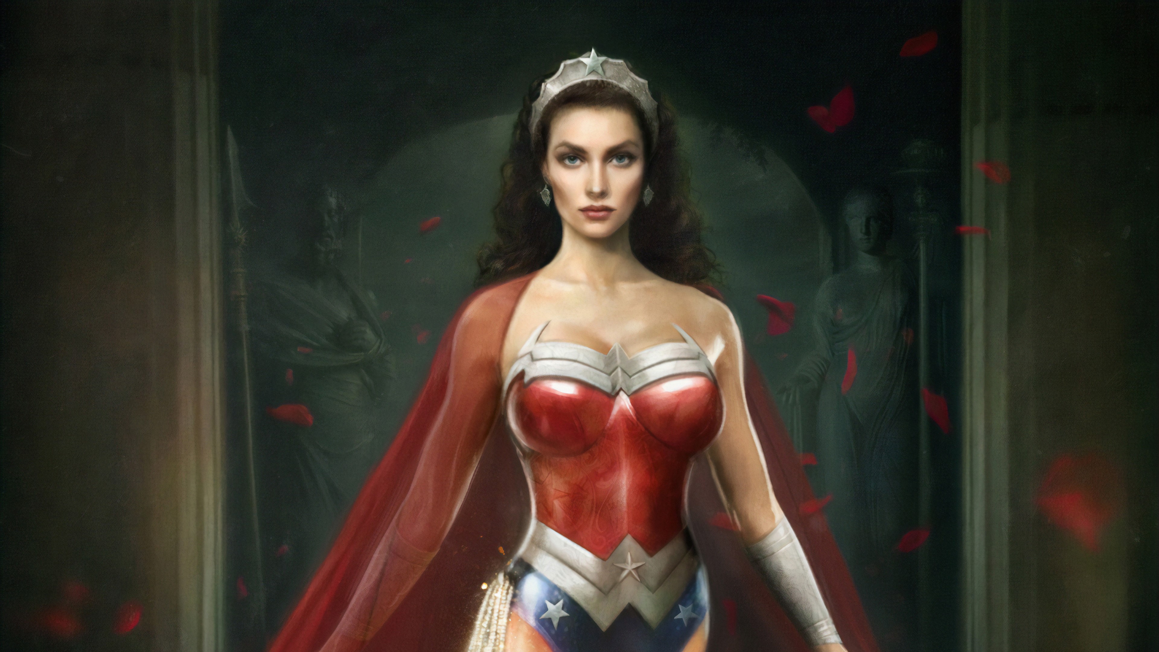 wonder woman, hd, superheroes, artist, artwork, digital art, HD Wallpaper