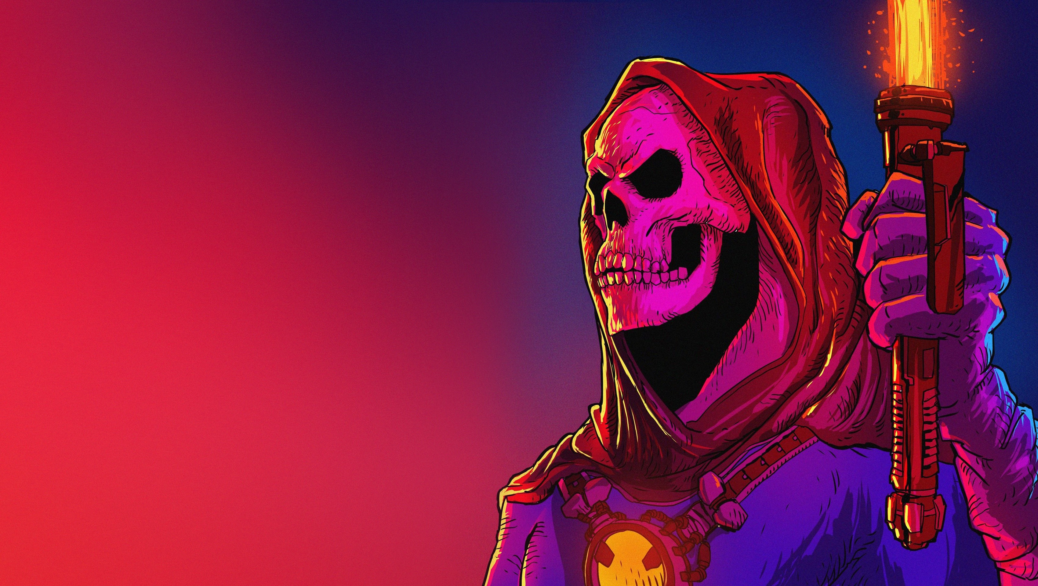 skull, skelton, artist, artwork, digital art, hd, 4k, artstation, HD Wallpaper