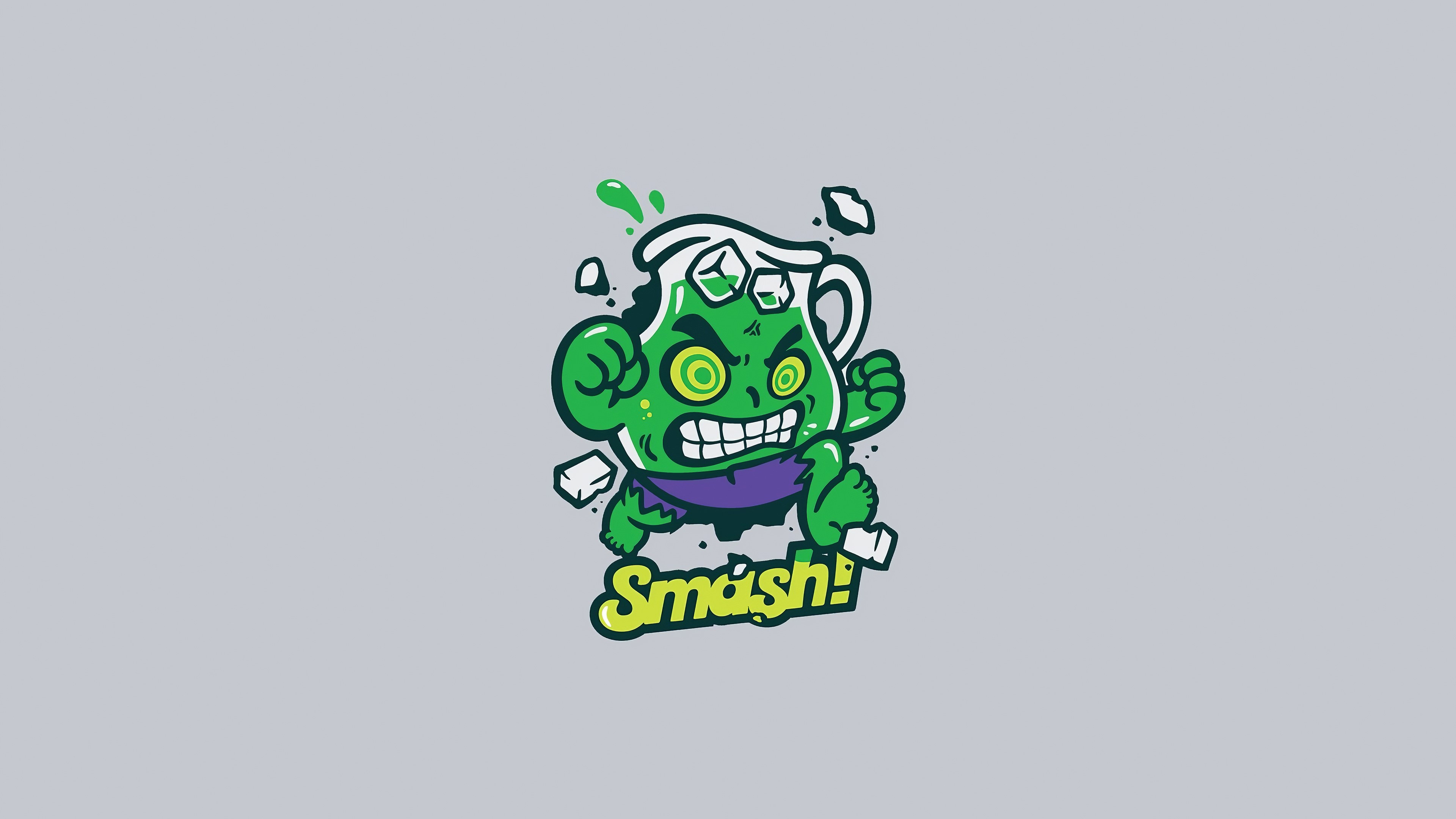 hulk, superheroes, hd, 4k, minimalism, minimalist, HD Wallpaper