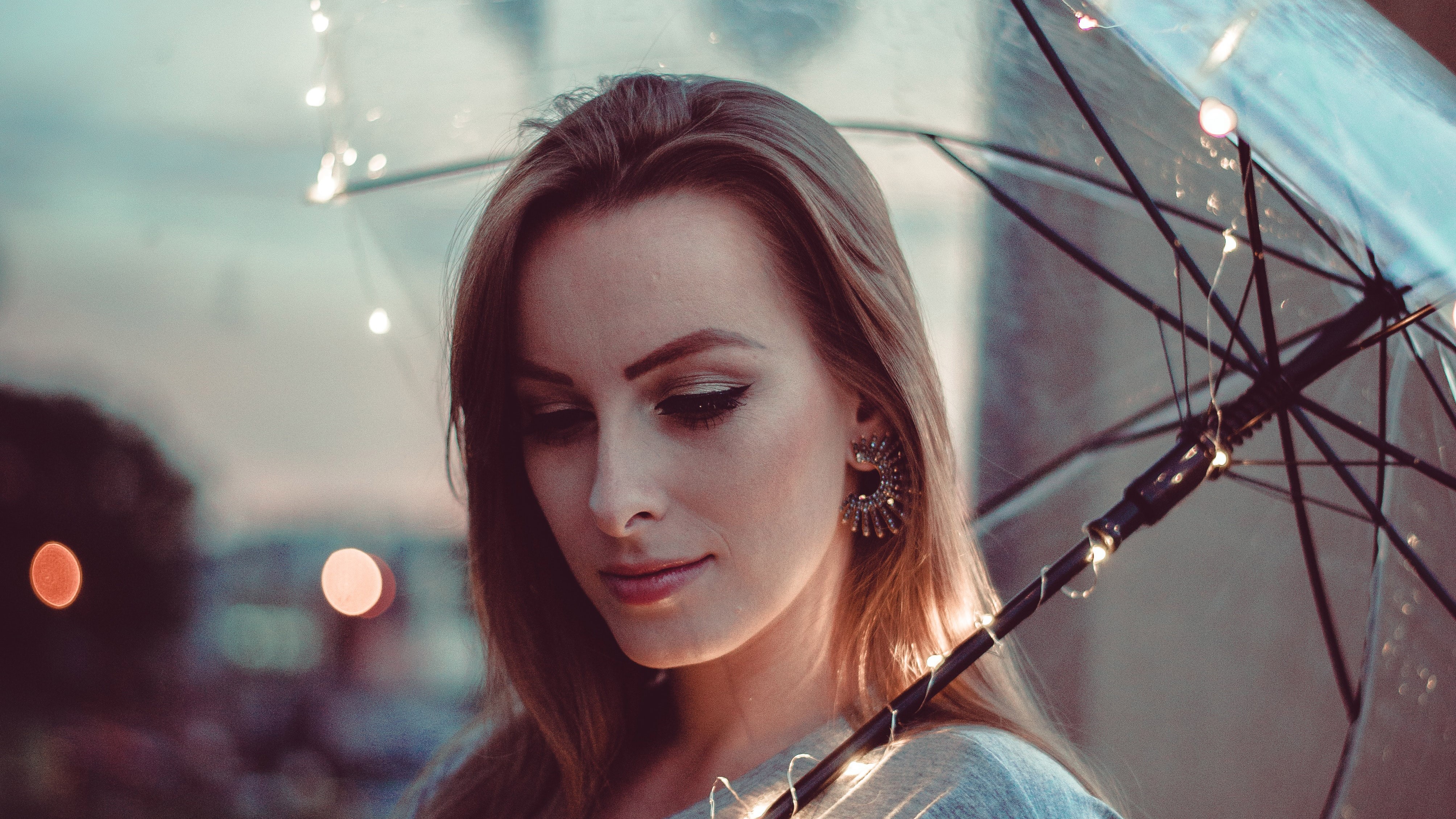 girls, model, hd, umbrella, 4k, HD Wallpaper